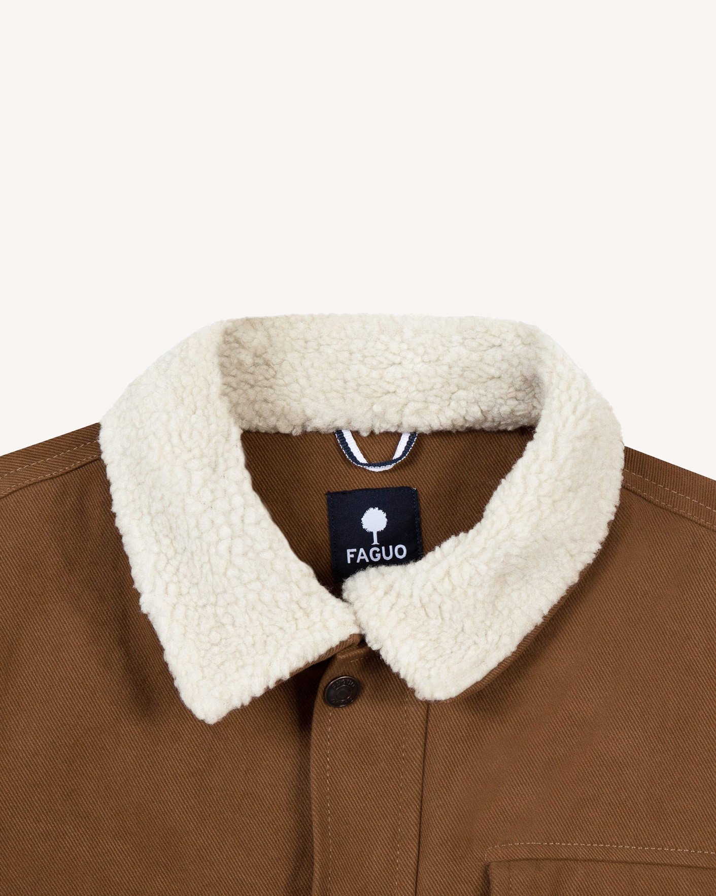 Blouson coton camel - SEILLON