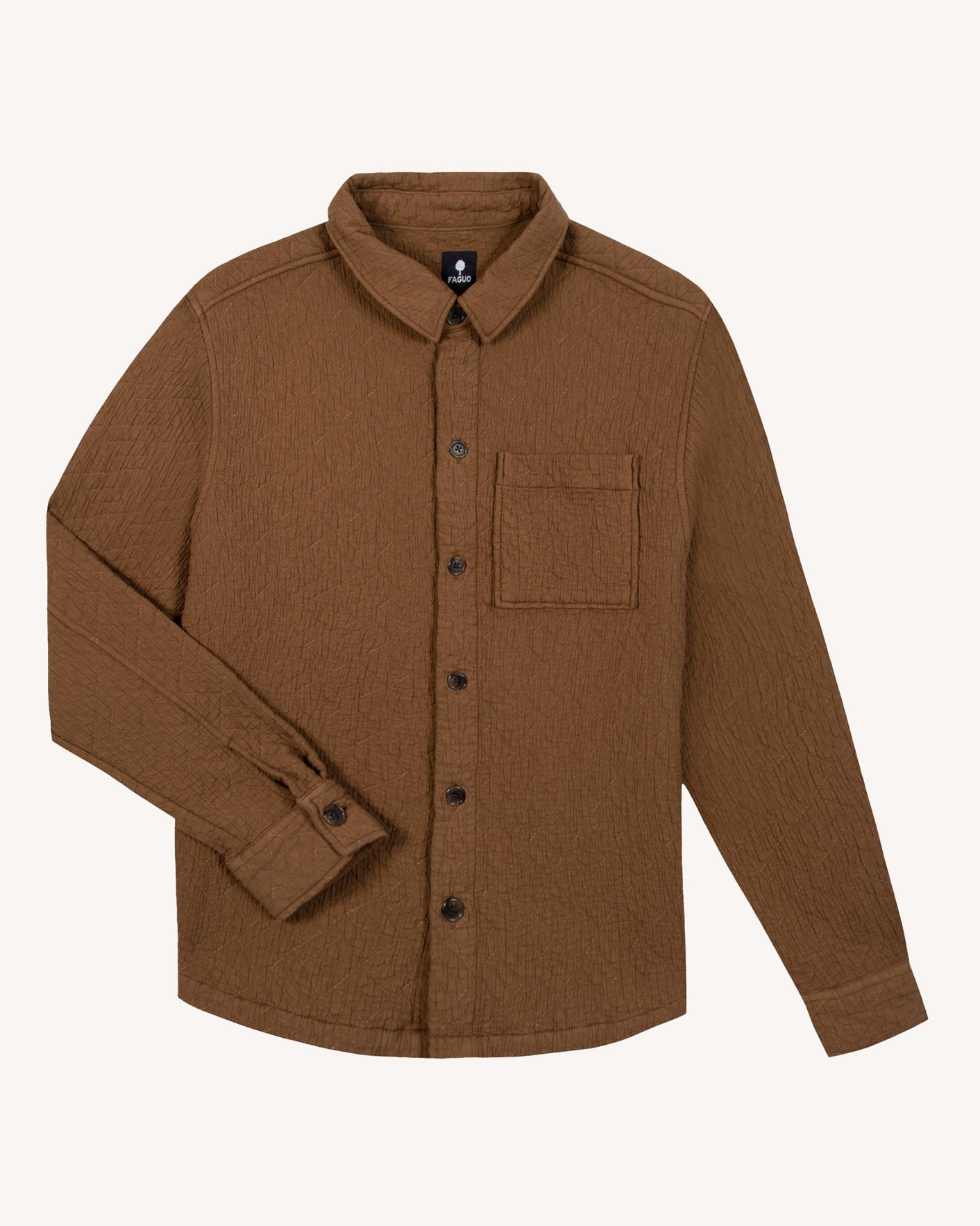 Surchemise camel coton - GASTINE