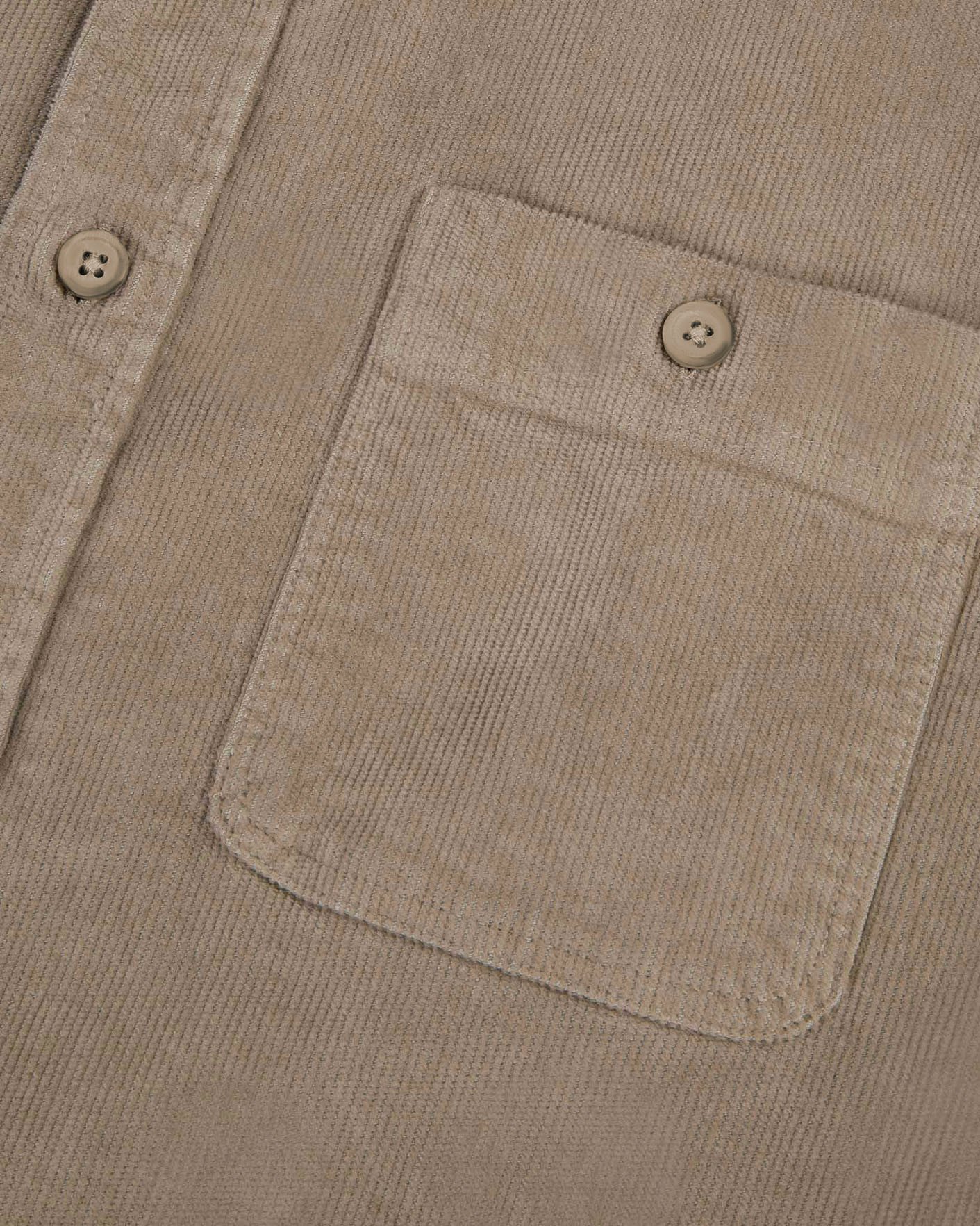 Chemise en velours beige clair - ONCA