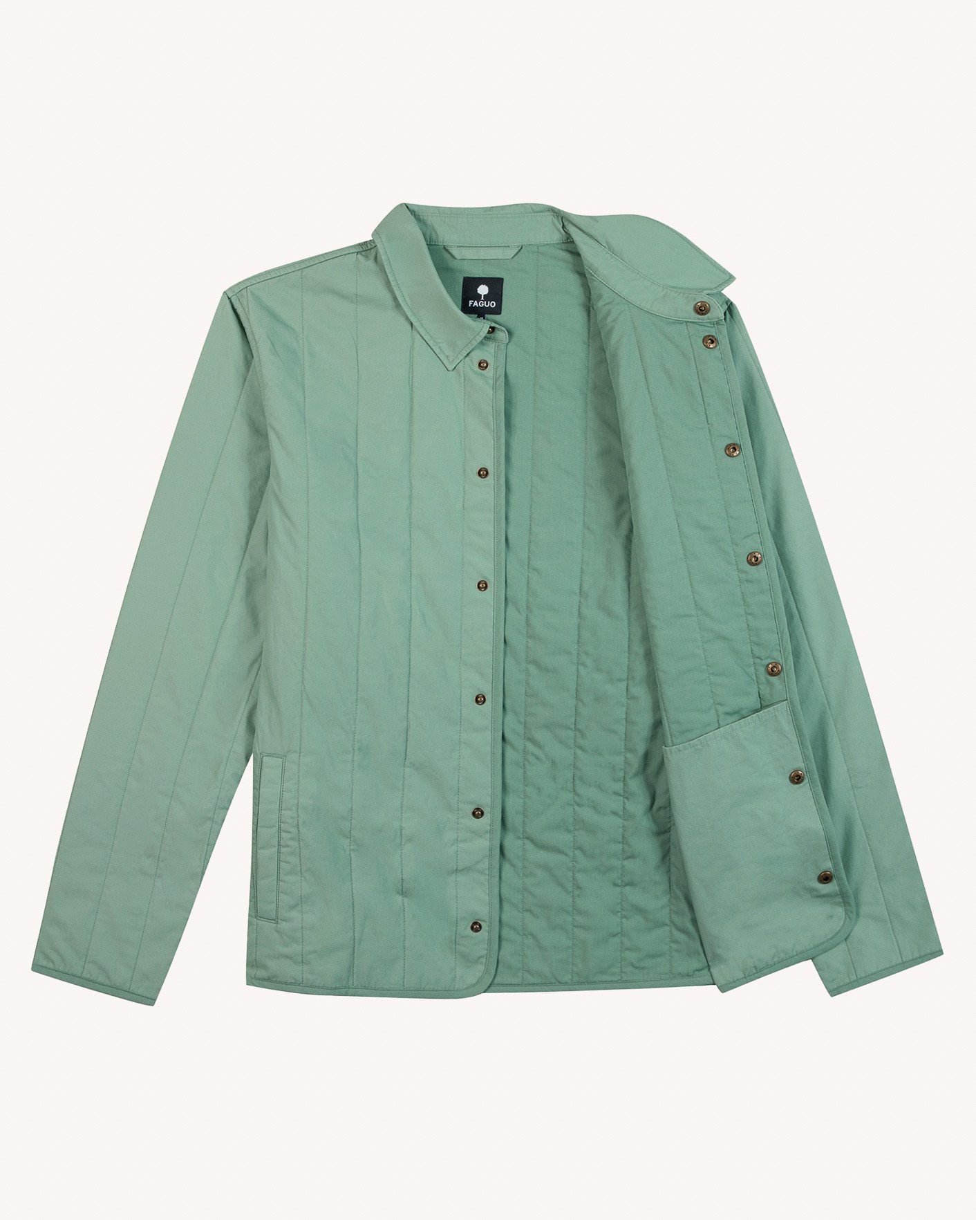 Veste en coton vert d'eau - OBERNAI