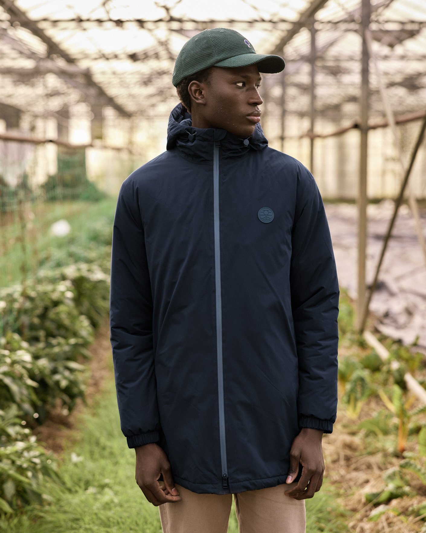 Parka imperméable chaude bleu marine - MONTAUD