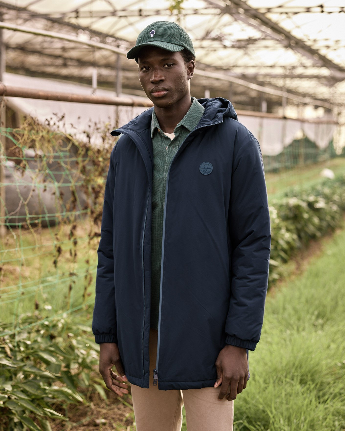 Parka imperméable chaude bleu marine - MONTAUD