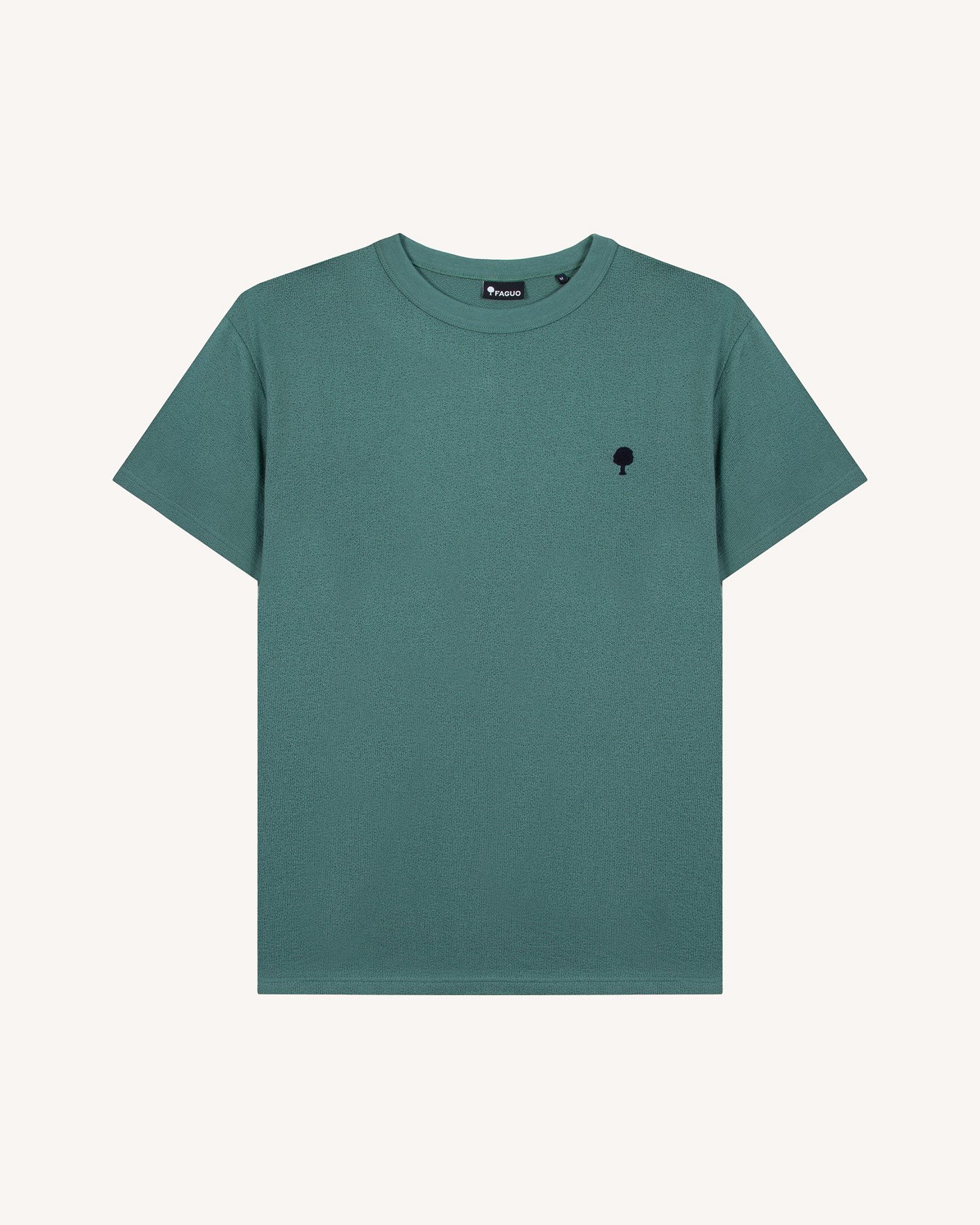 T-shirt vert clair coton - LUGNY