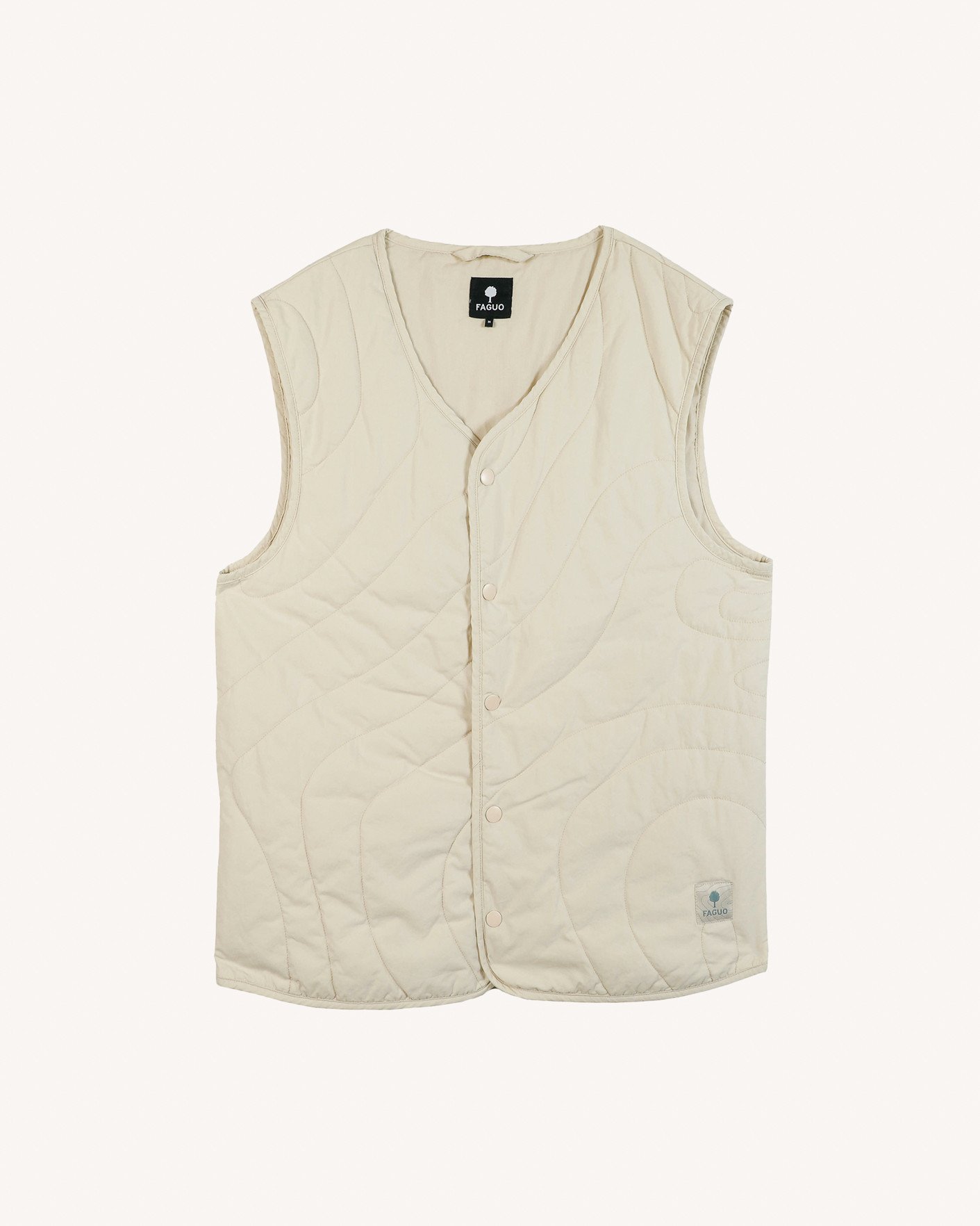 Veste sans manches coton écrue - ESTEREL