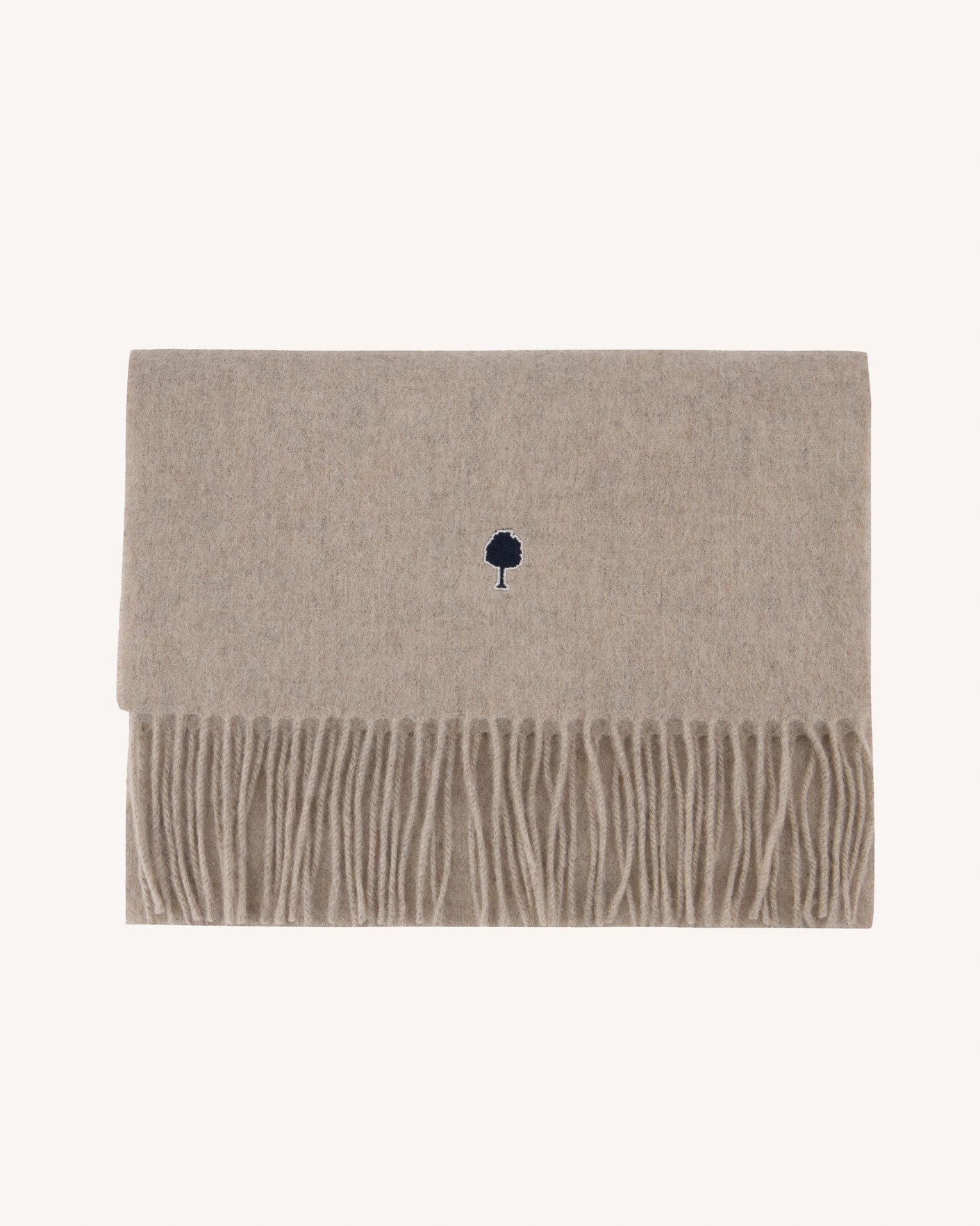 Echarpe laine et cachemire beige - SCARF