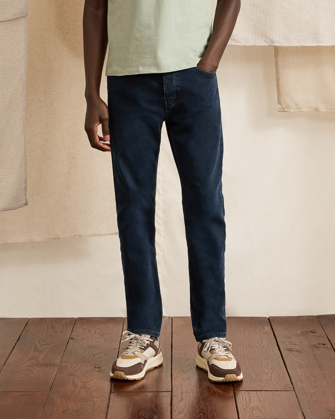 Jean slim bleu foncé - SLIM