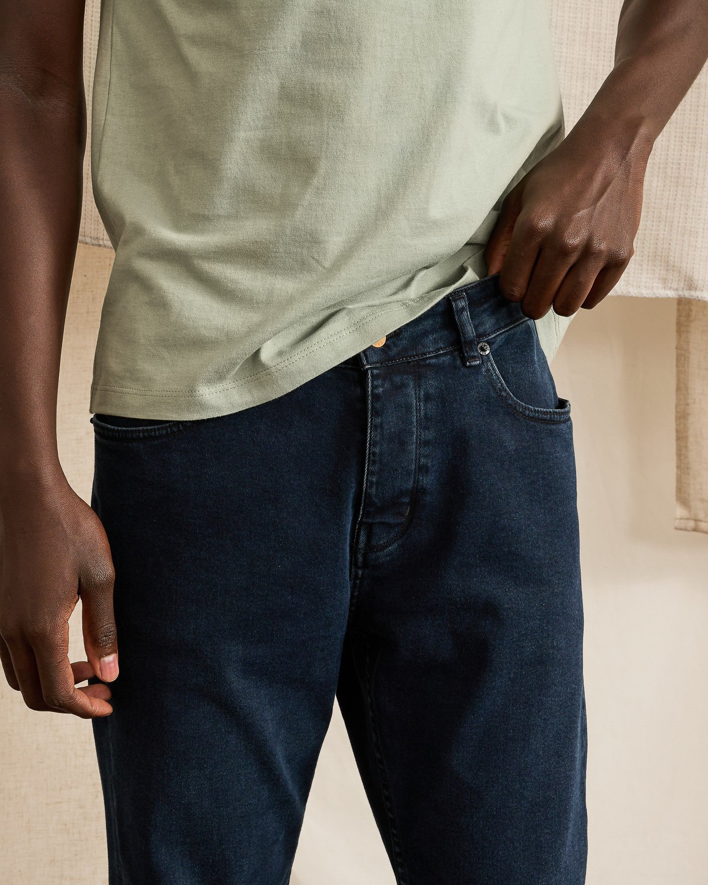 Jean slim bleu foncé - SLIM