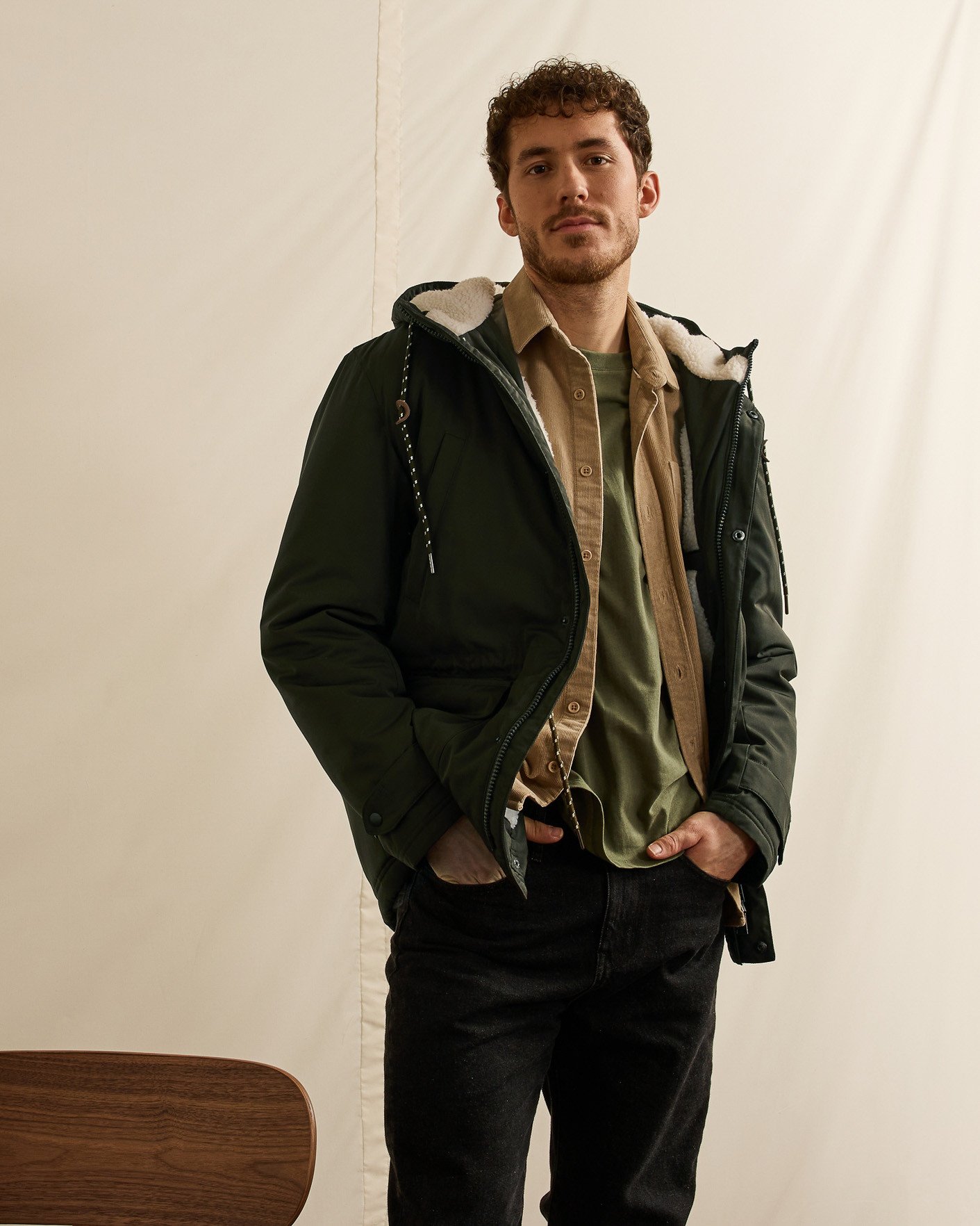 Parka d'hiver déperlante kaki - VERNON