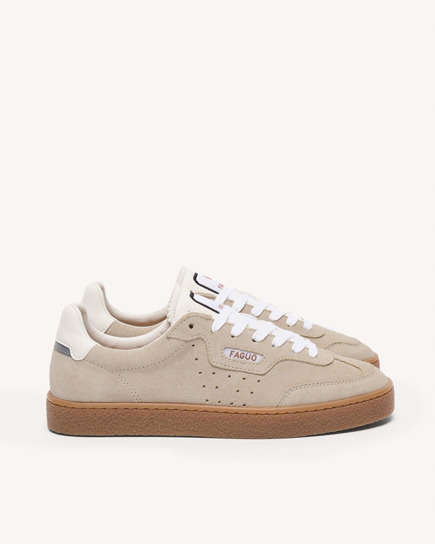 Baskets beige suède - LUMBO