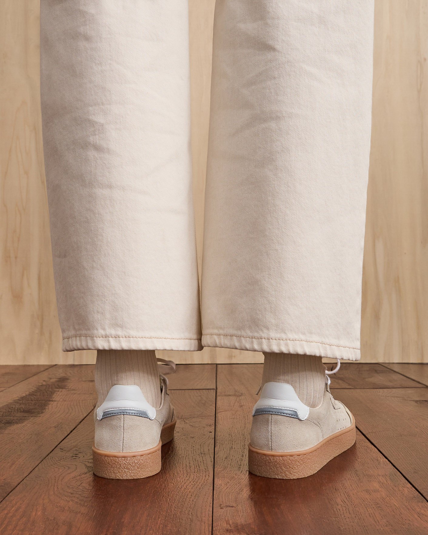 Baskets beige suède - LUMBO