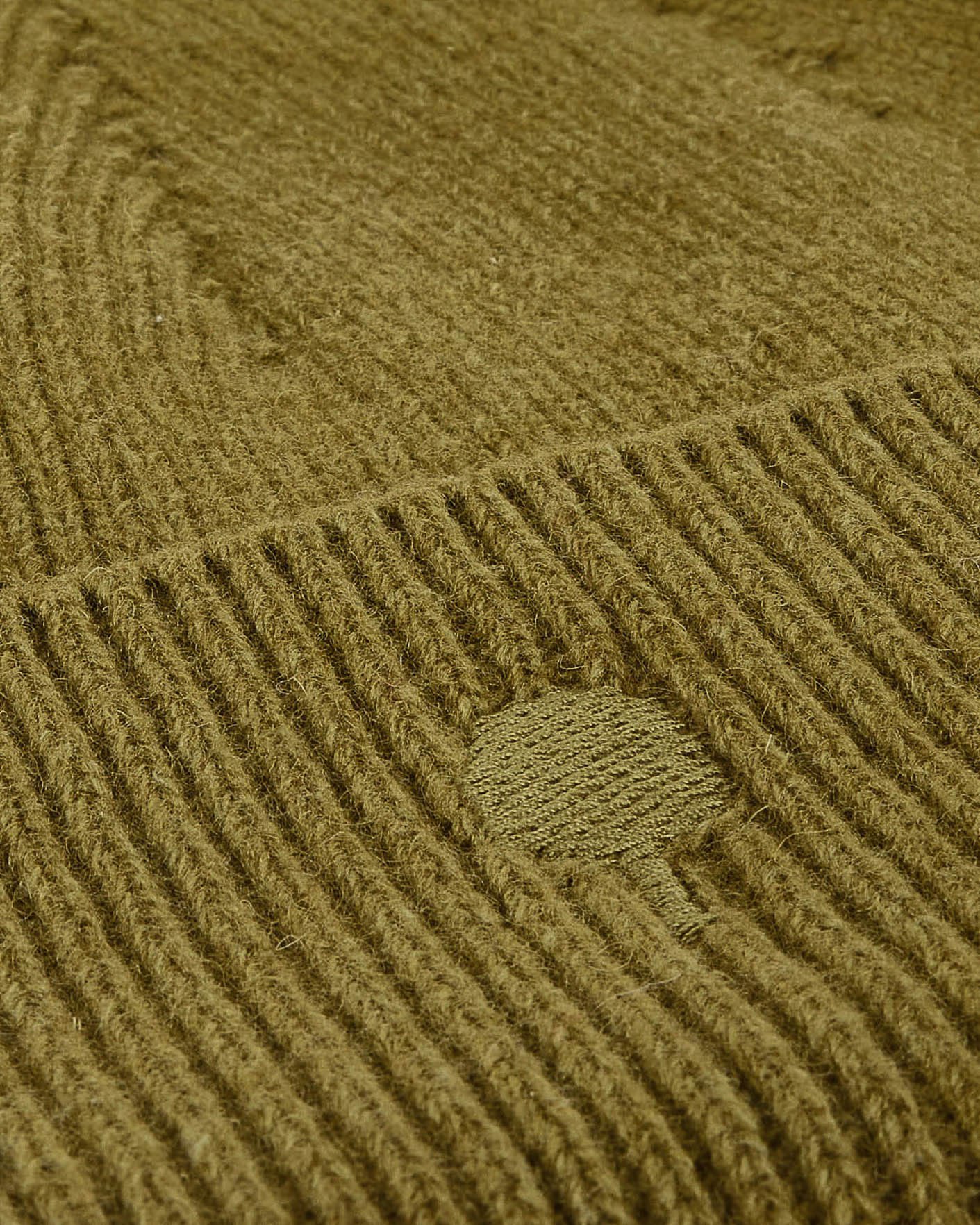 Bonnet vert olive laine - BEANIE