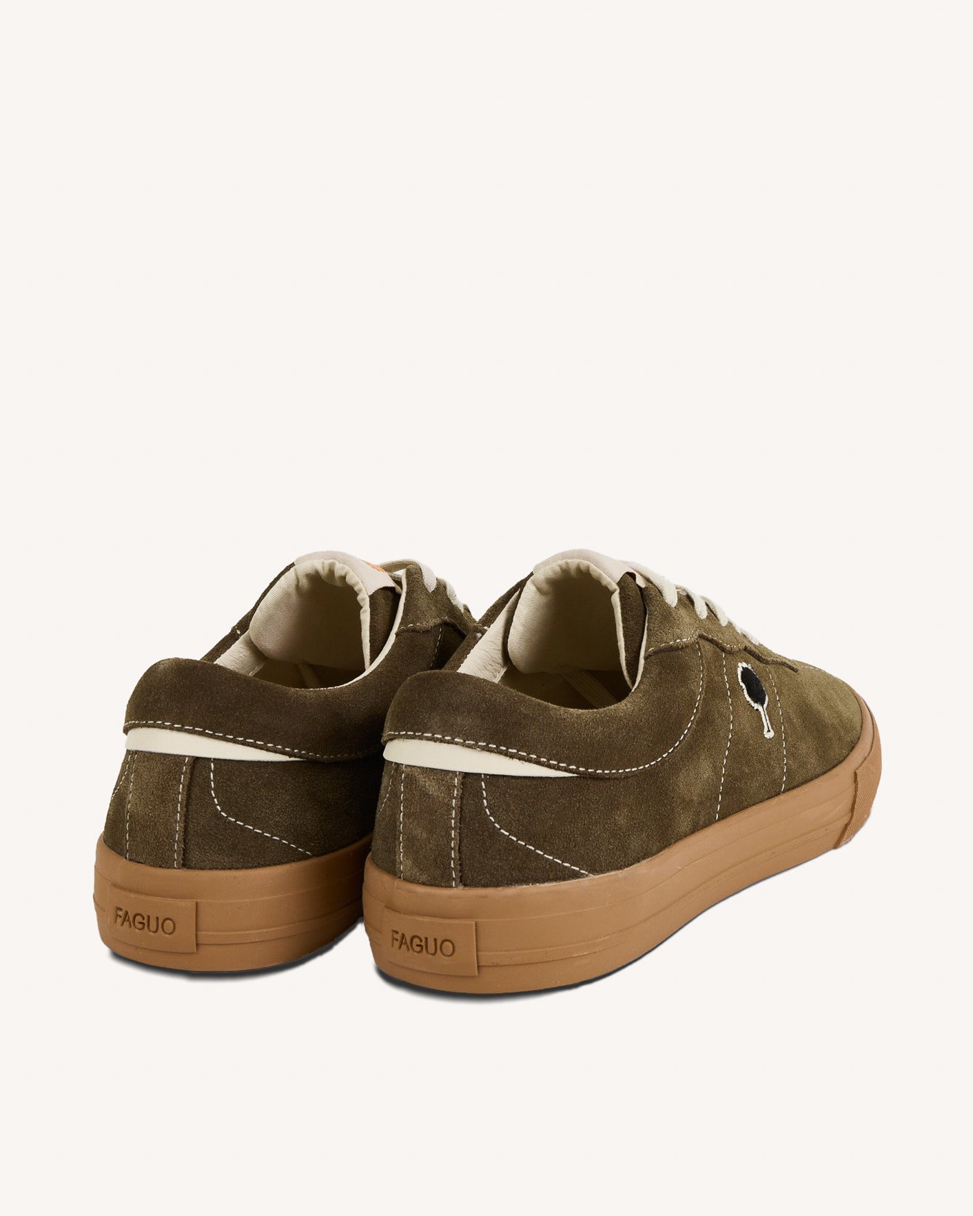 Baskets kaki cuir suède - NASHI