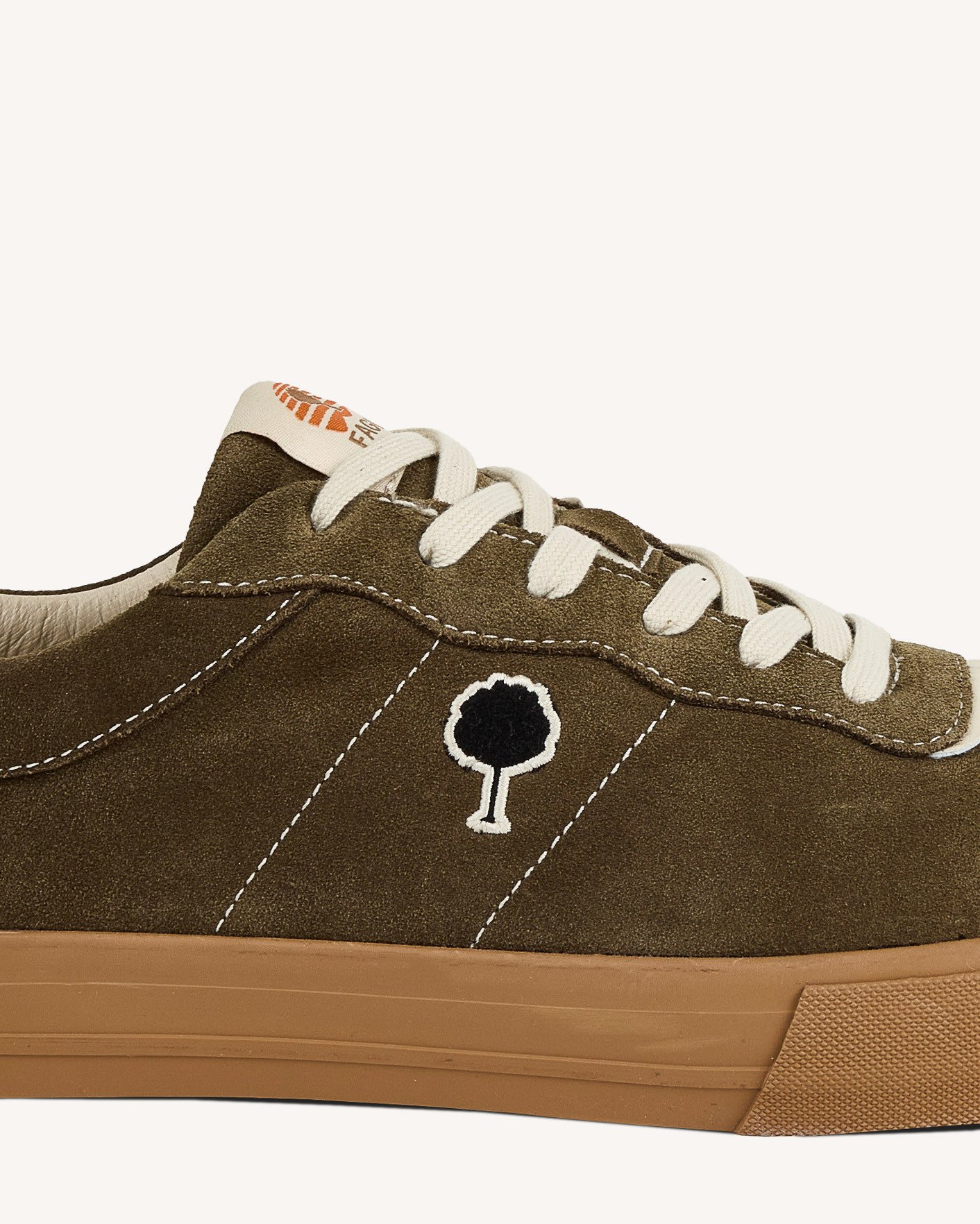 Baskets kaki cuir suède - NASHI