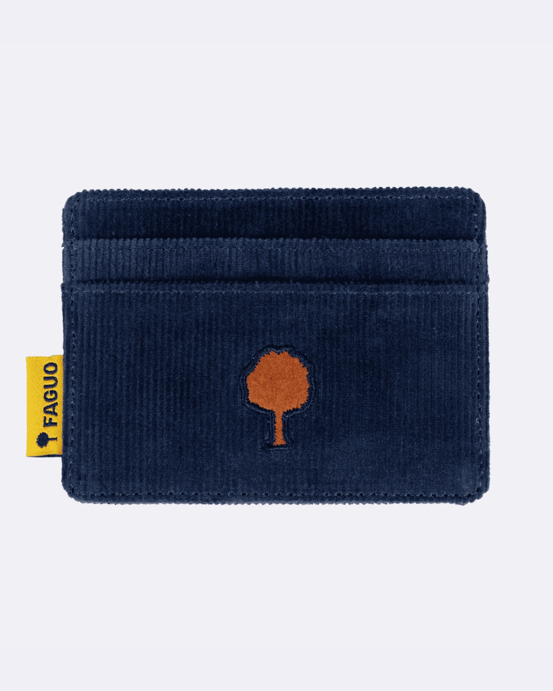 Porte-carte bleu marine coton - CARD HOLDER