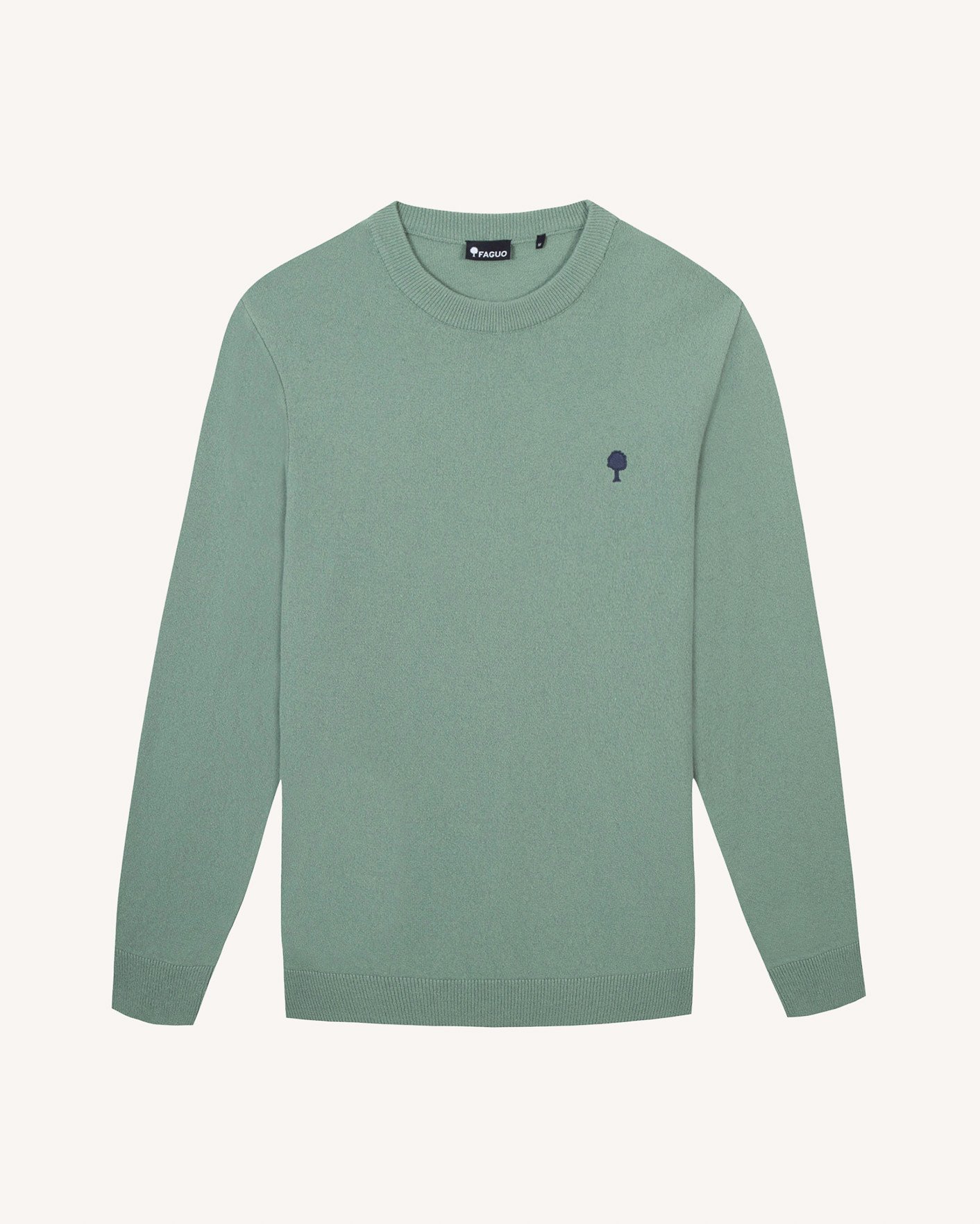 Pull en laine vert clair - MARLY