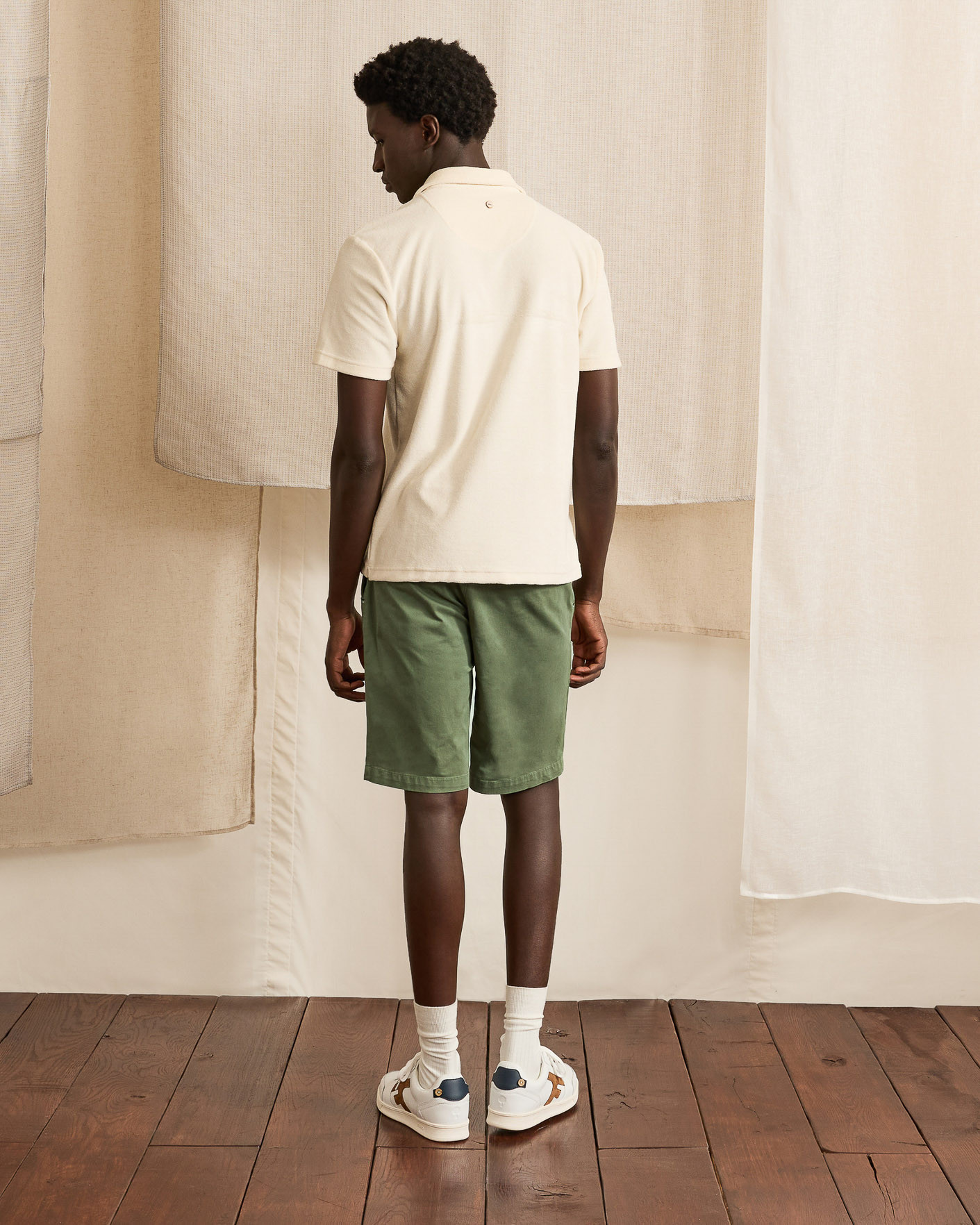 Short droit kaki - SAULIEU REGULAR