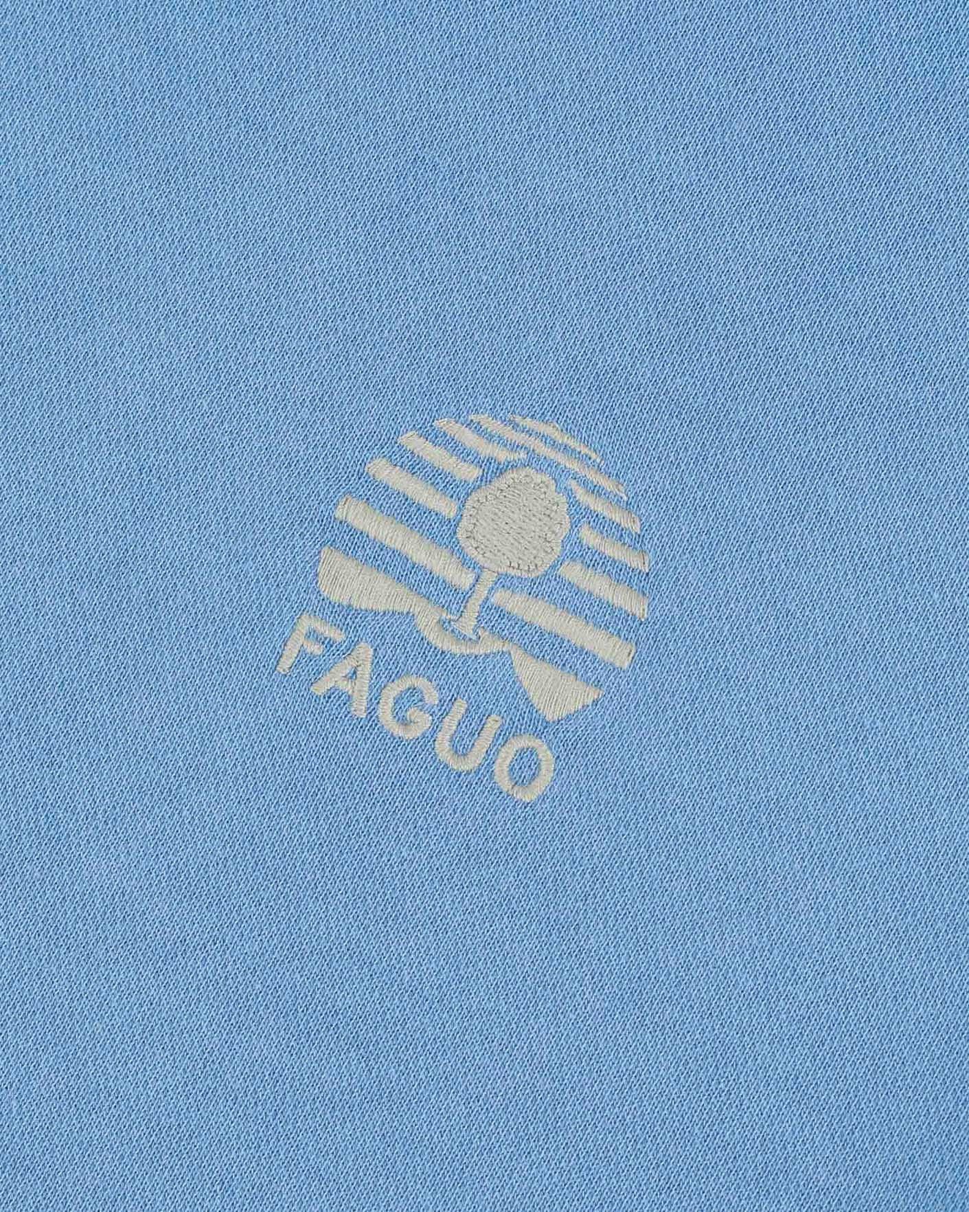 Sweat col rond oversize bleu ciel - FANGO