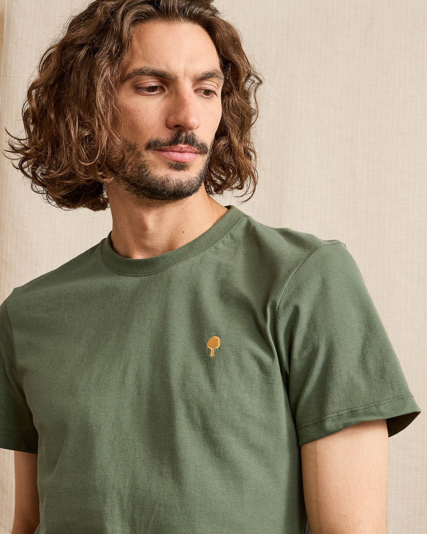 T-shirt kaki coton - ARCY