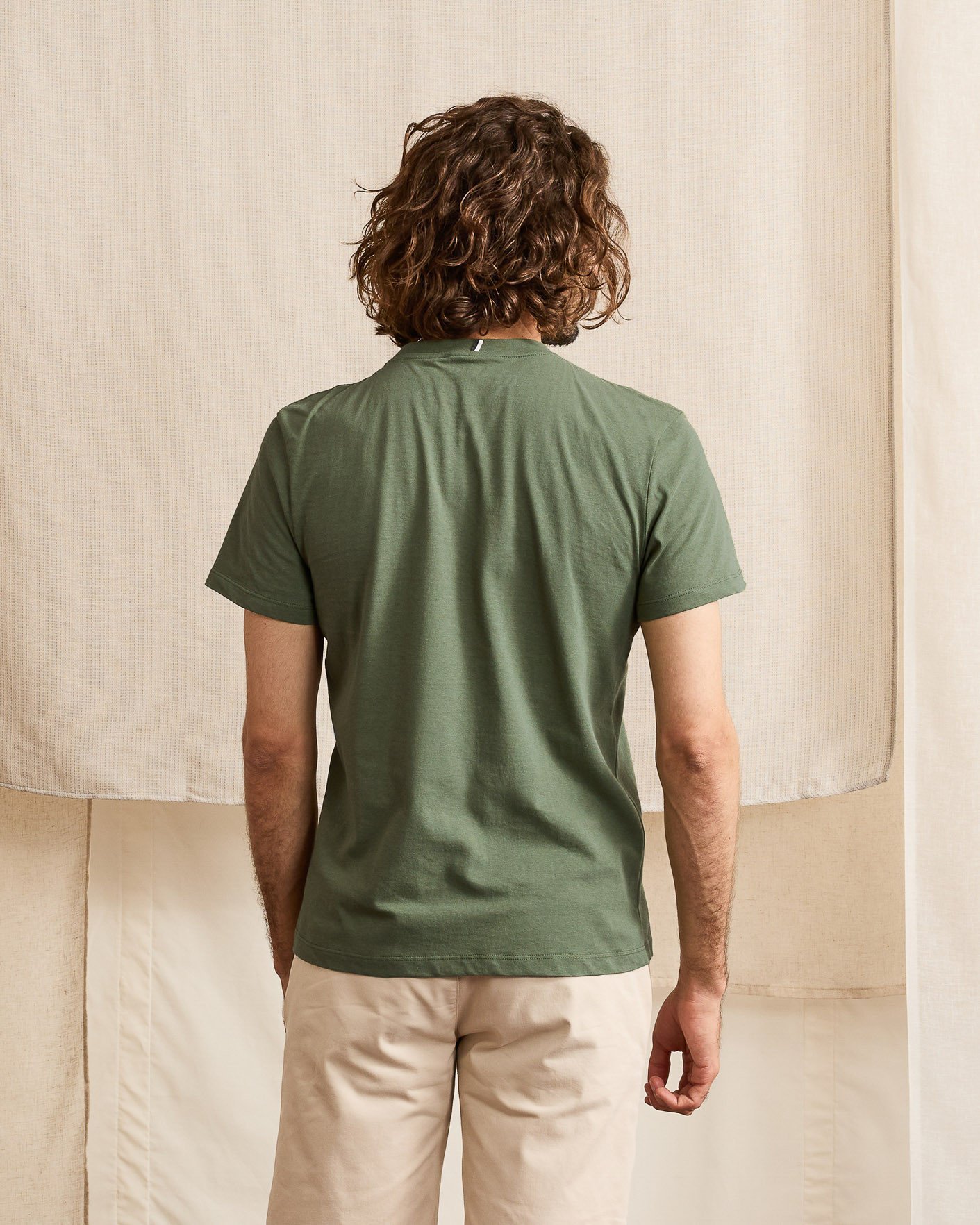 T-shirt kaki coton - ARCY