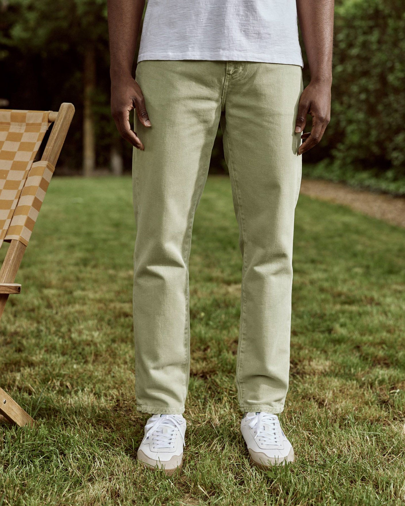 Jean fuselé kaki clair - TAPERED