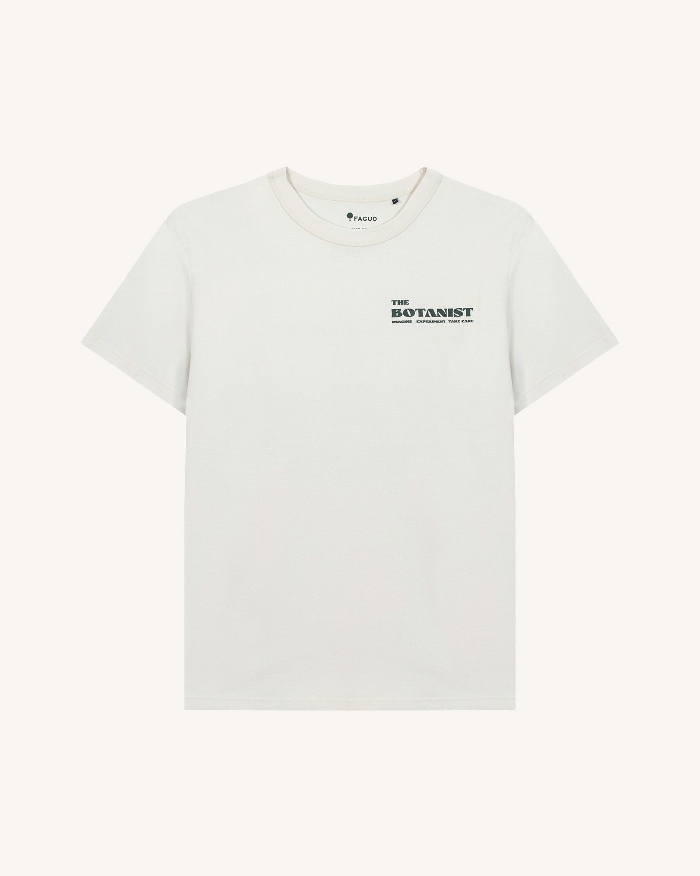 T-shirt écru impirmé coton - LUGNY