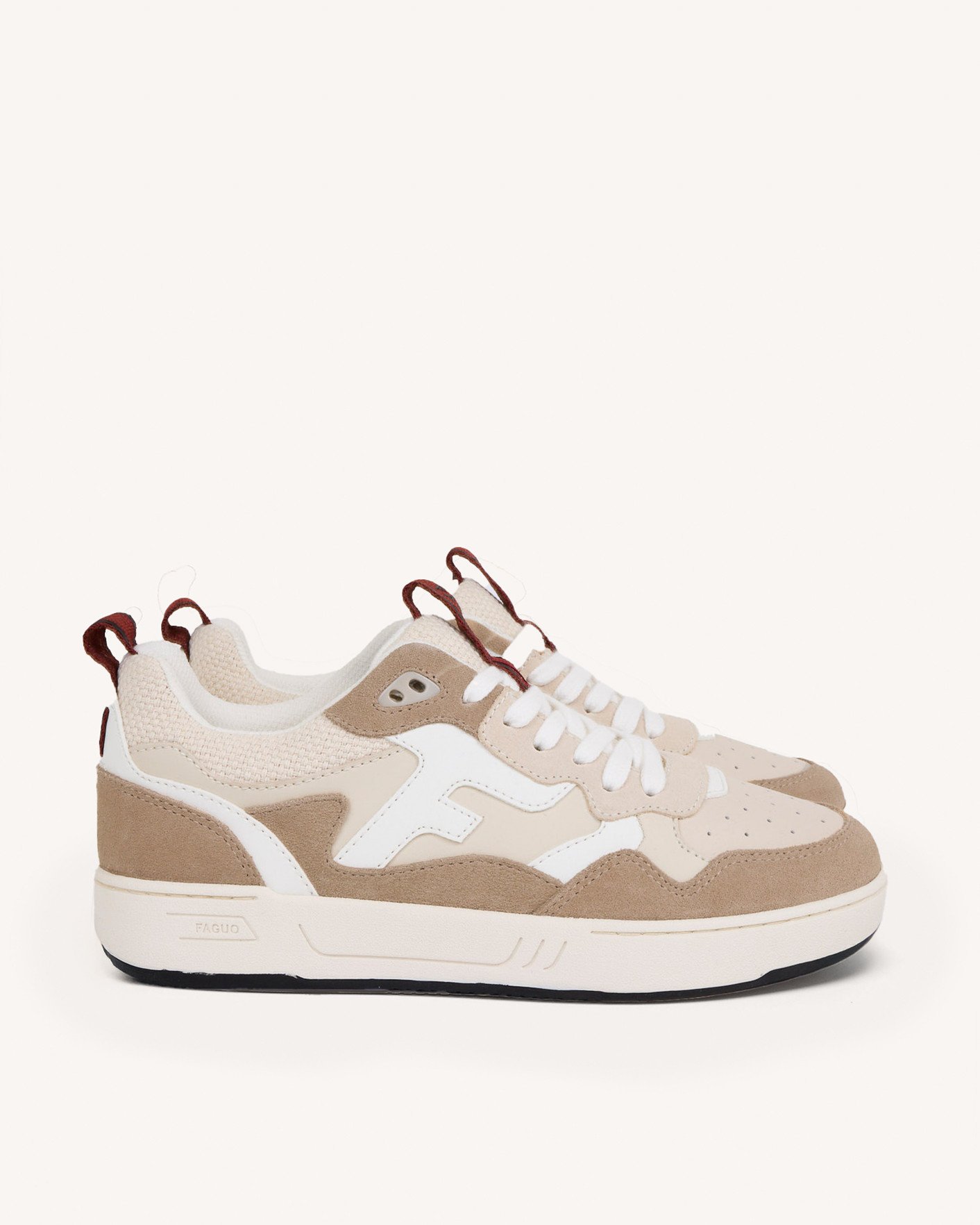 Baskets écrues cuir - DAHLIA