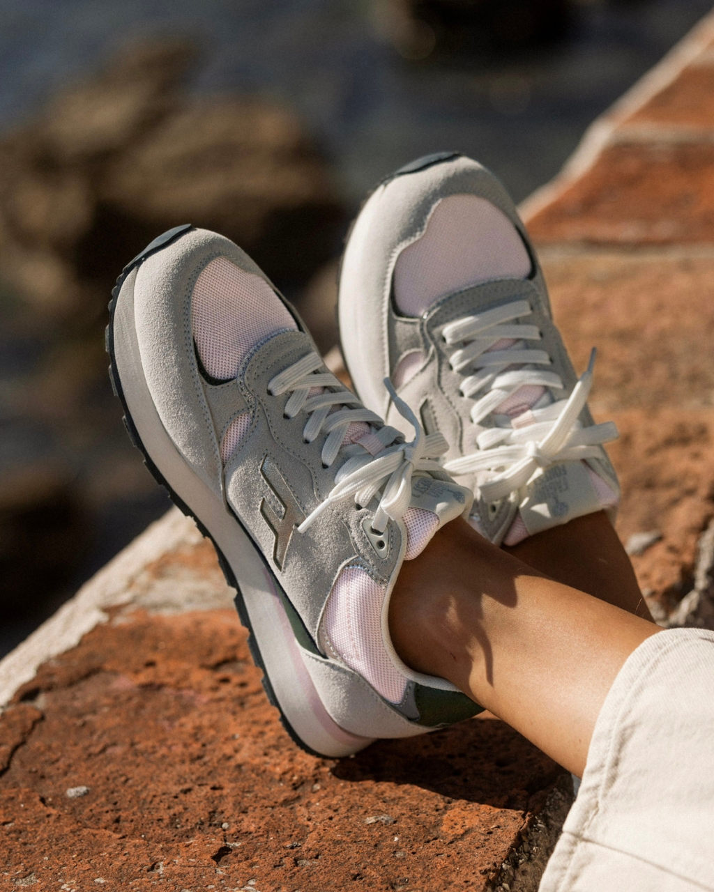 Baskets roses & grises - FOREST 1