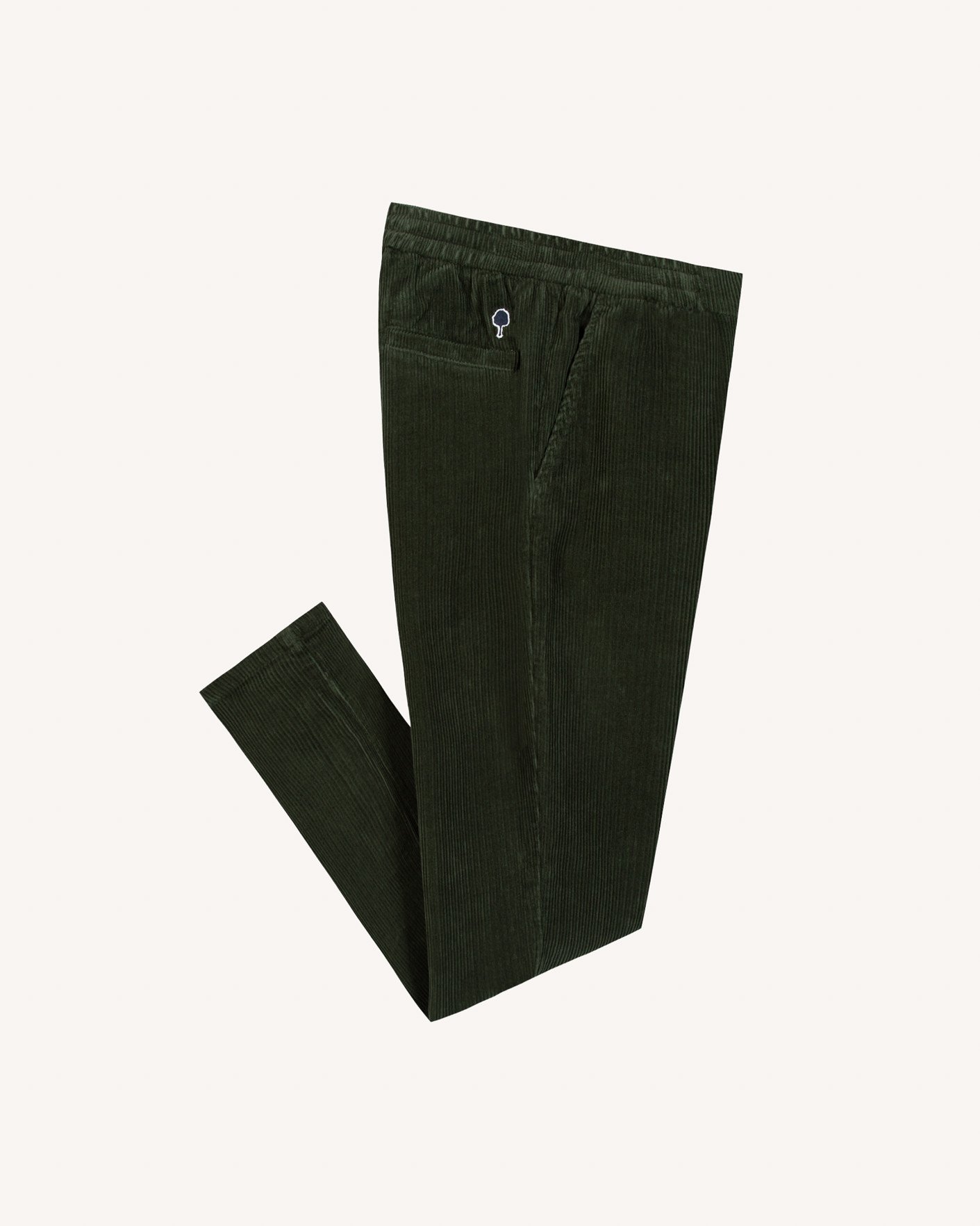 Pantalon coton vert foncé coton - DREUILLE