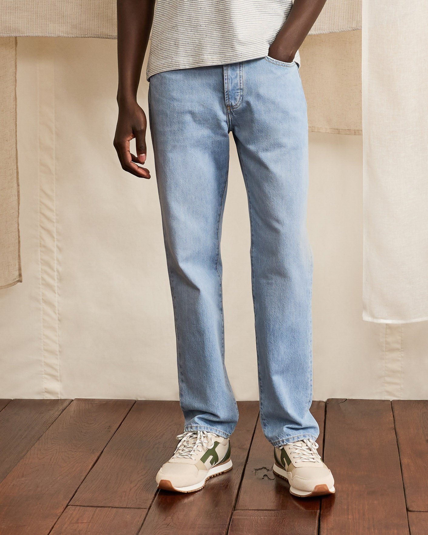 Jean droit denim clair - STRAIGHT