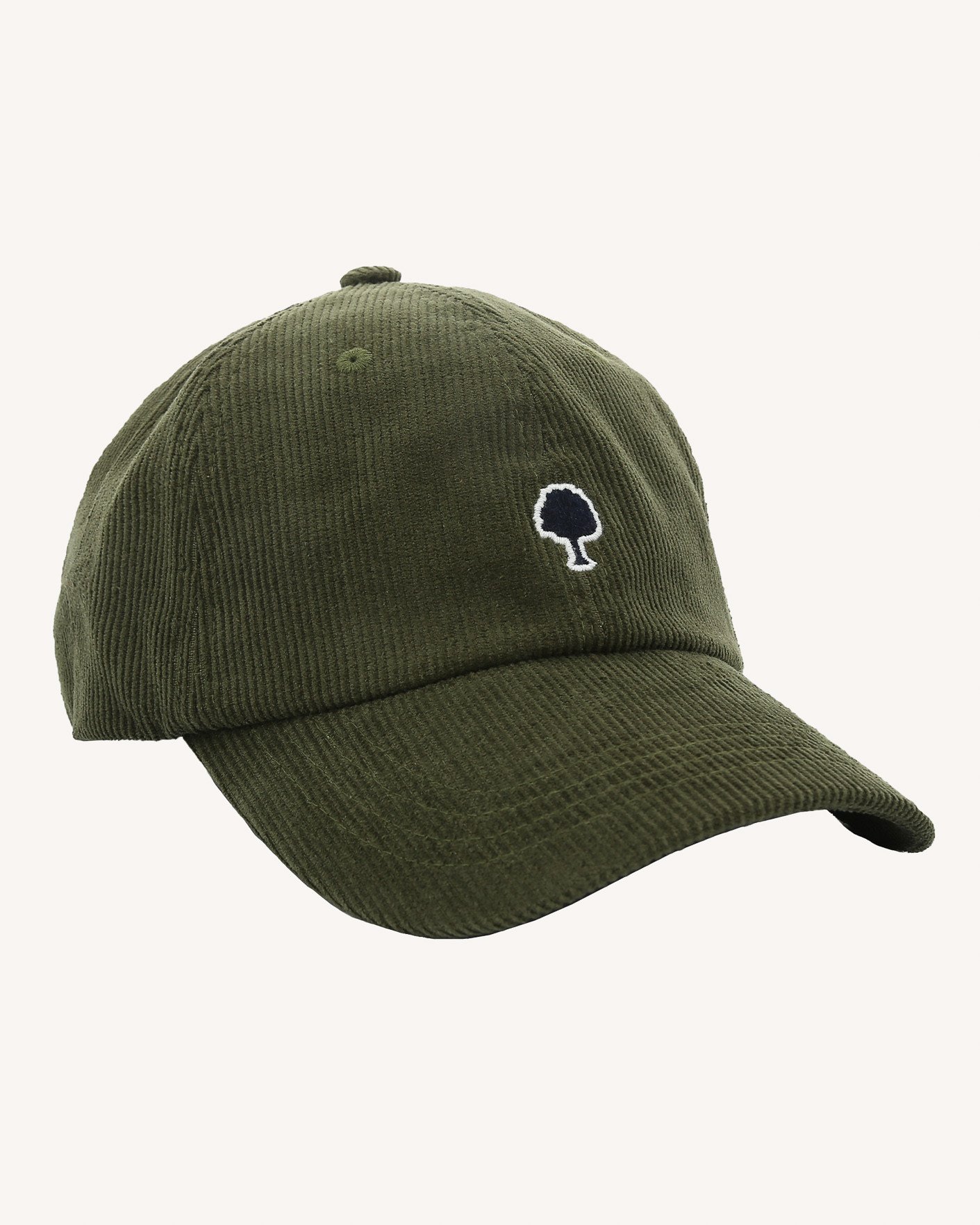 Casquette en velours kaki - CAP