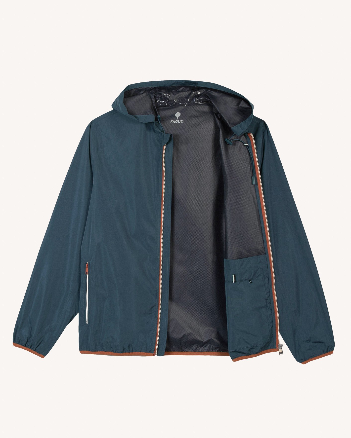 Veste imperméable bleu réversible - CARNOUET