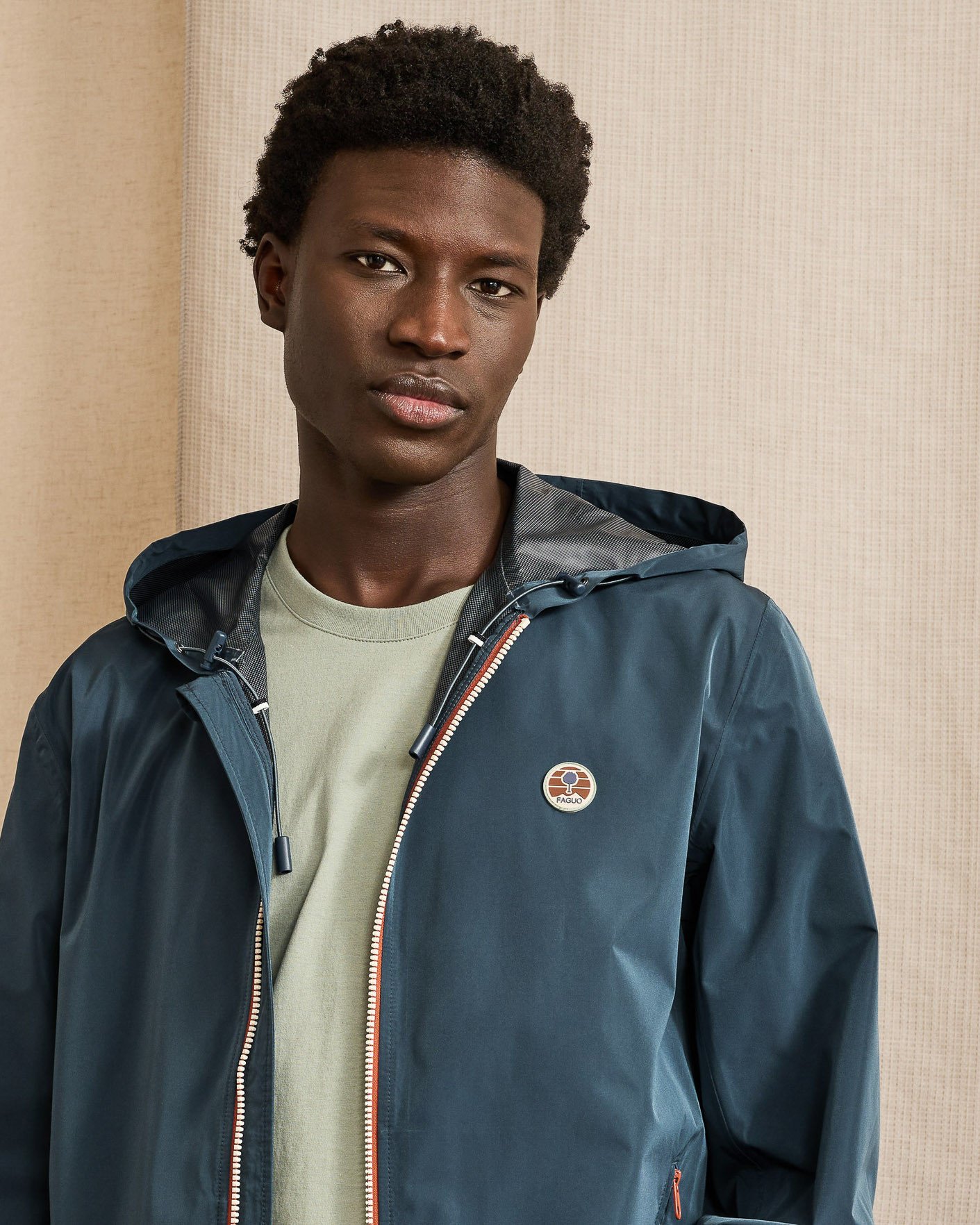 Veste imperméable bleu réversible - CARNOUET