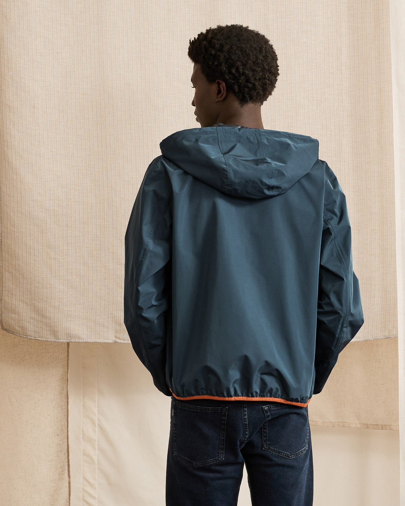 Veste imperméable bleu réversible - CARNOUET