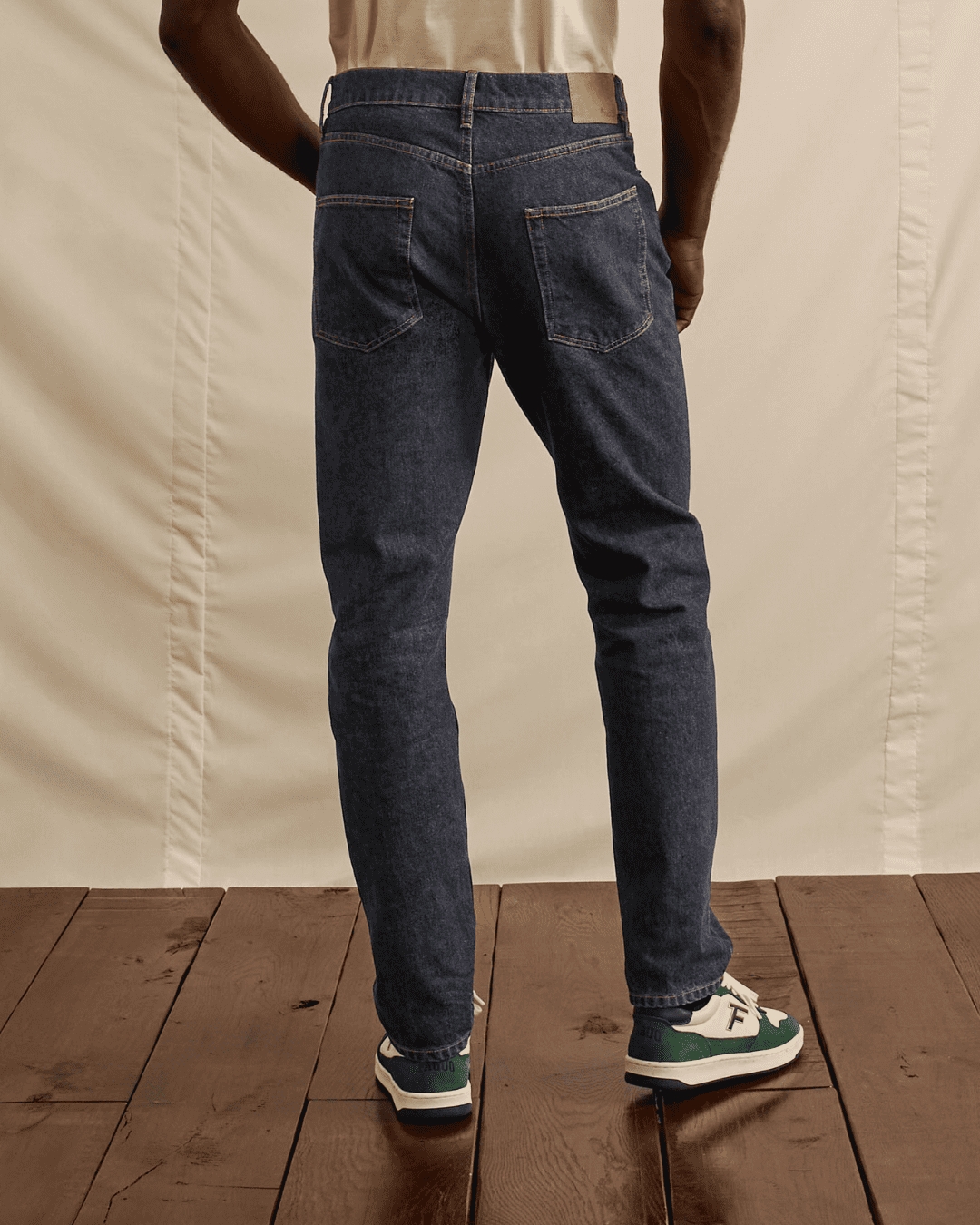 Jean fuselé denim brut - TAPERED