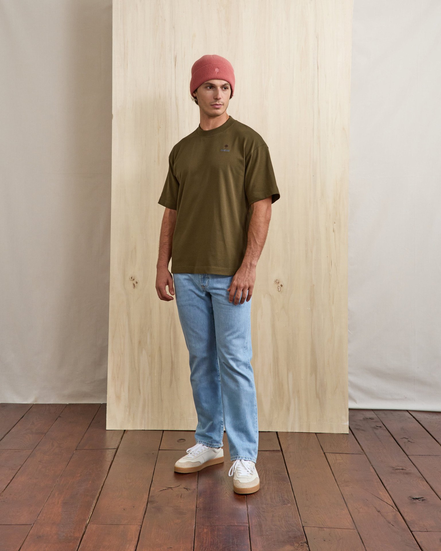 T-shirt vert olive foncé coton - YELLOWSTONE