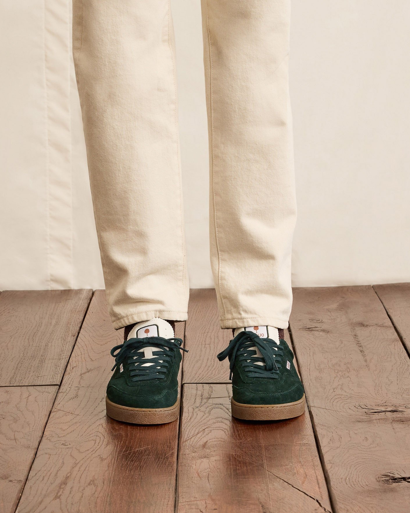 Baskets vert foncé suède - LUMBO