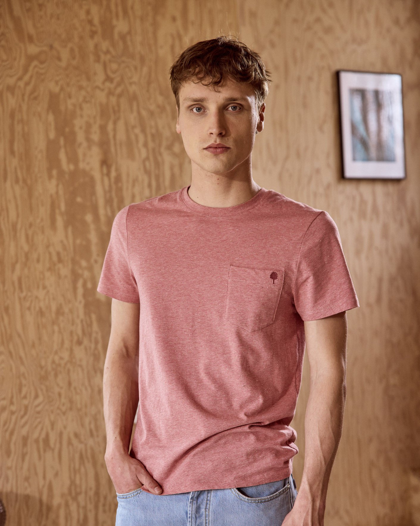 T-shirt rose coton - OLONNE