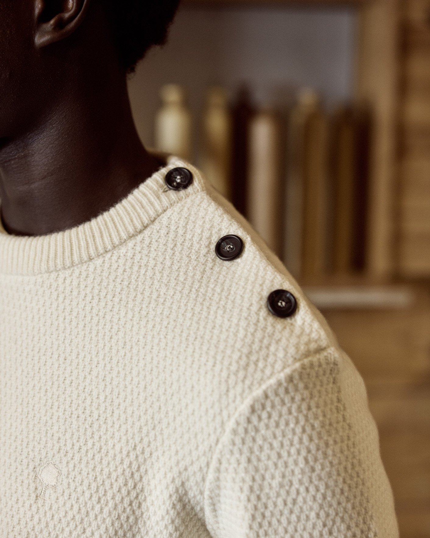 Pull en laine écru - LUCIO