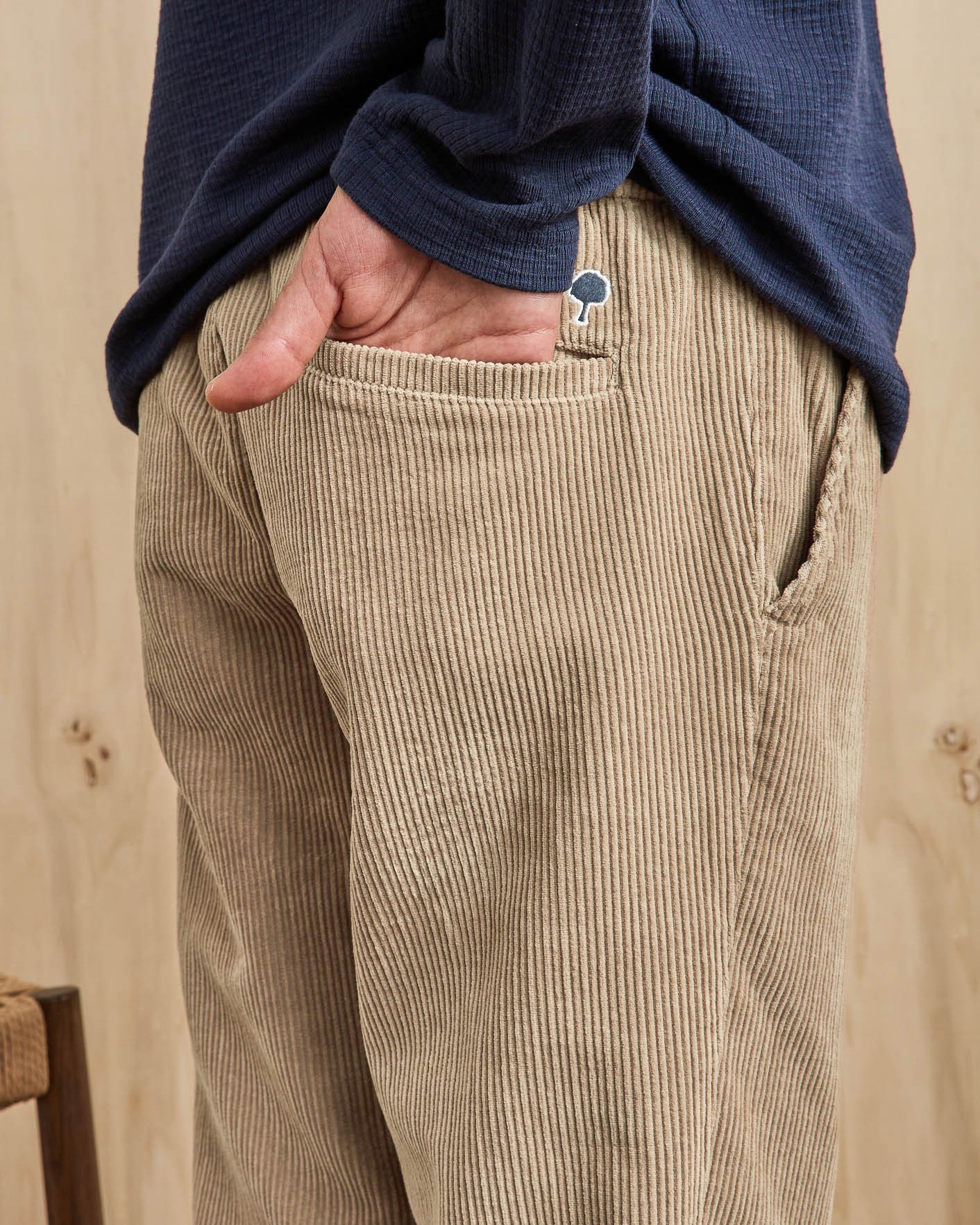 Pantalon coton beige clair - DREUILLE