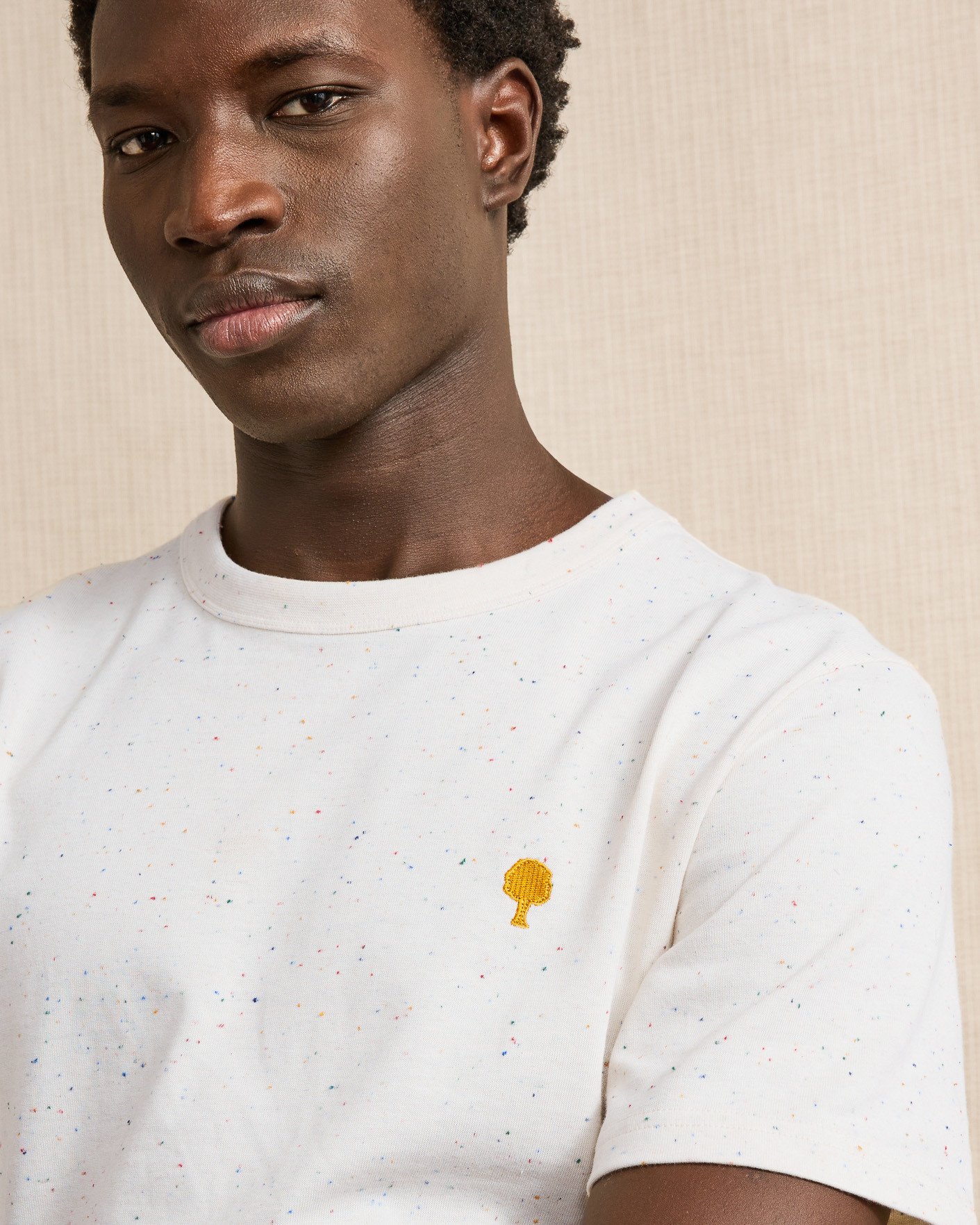 T-shirt blanc coton - LUGNY