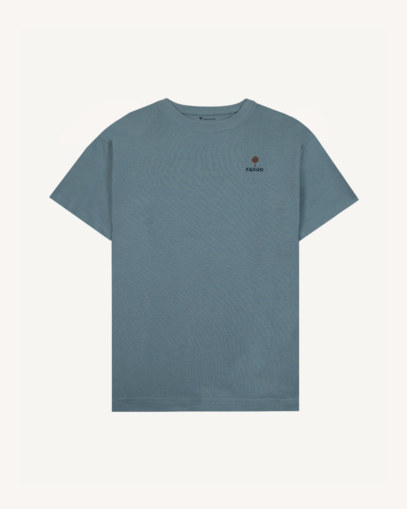 T-shirt bleu jean coton - YELLOWSTONE