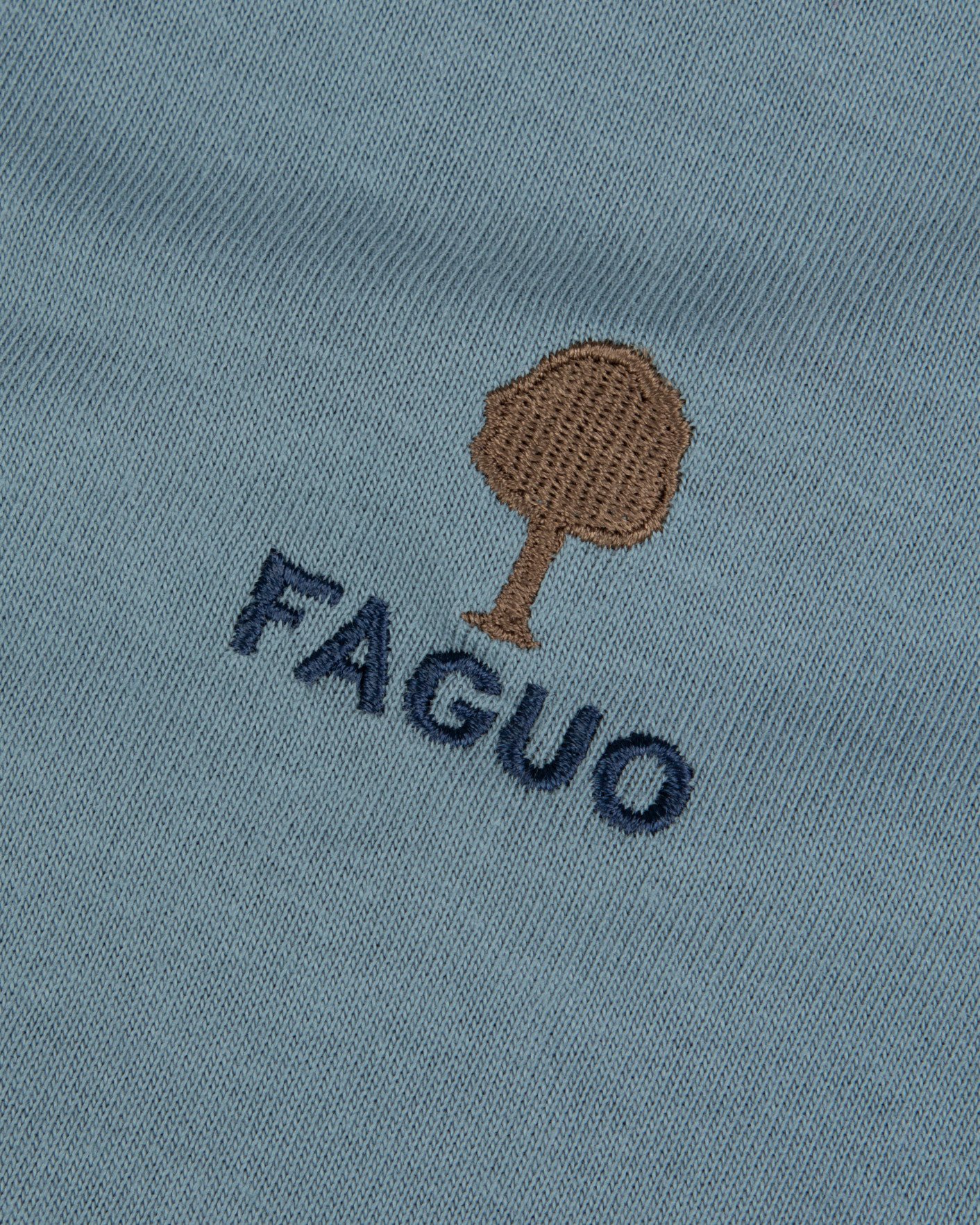 T-shirt bleu jean coton - YELLOWSTONE