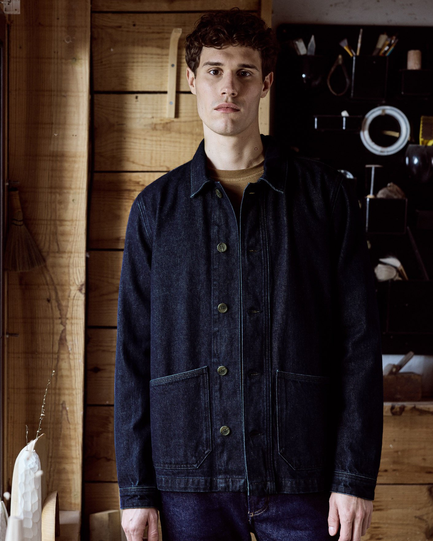 Veste en coton denim brut - LIFFRE