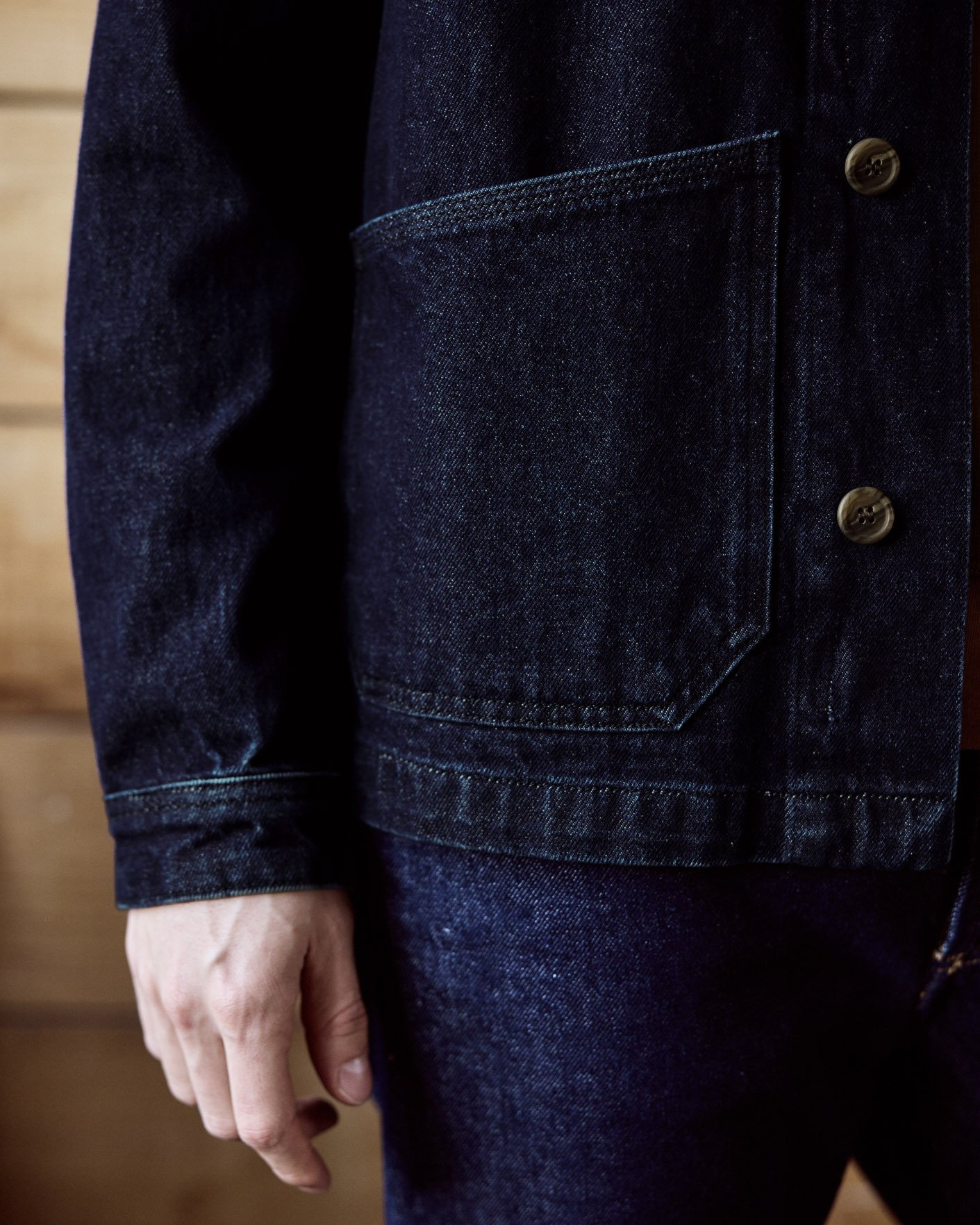 Veste en coton denim brut - LIFFRE