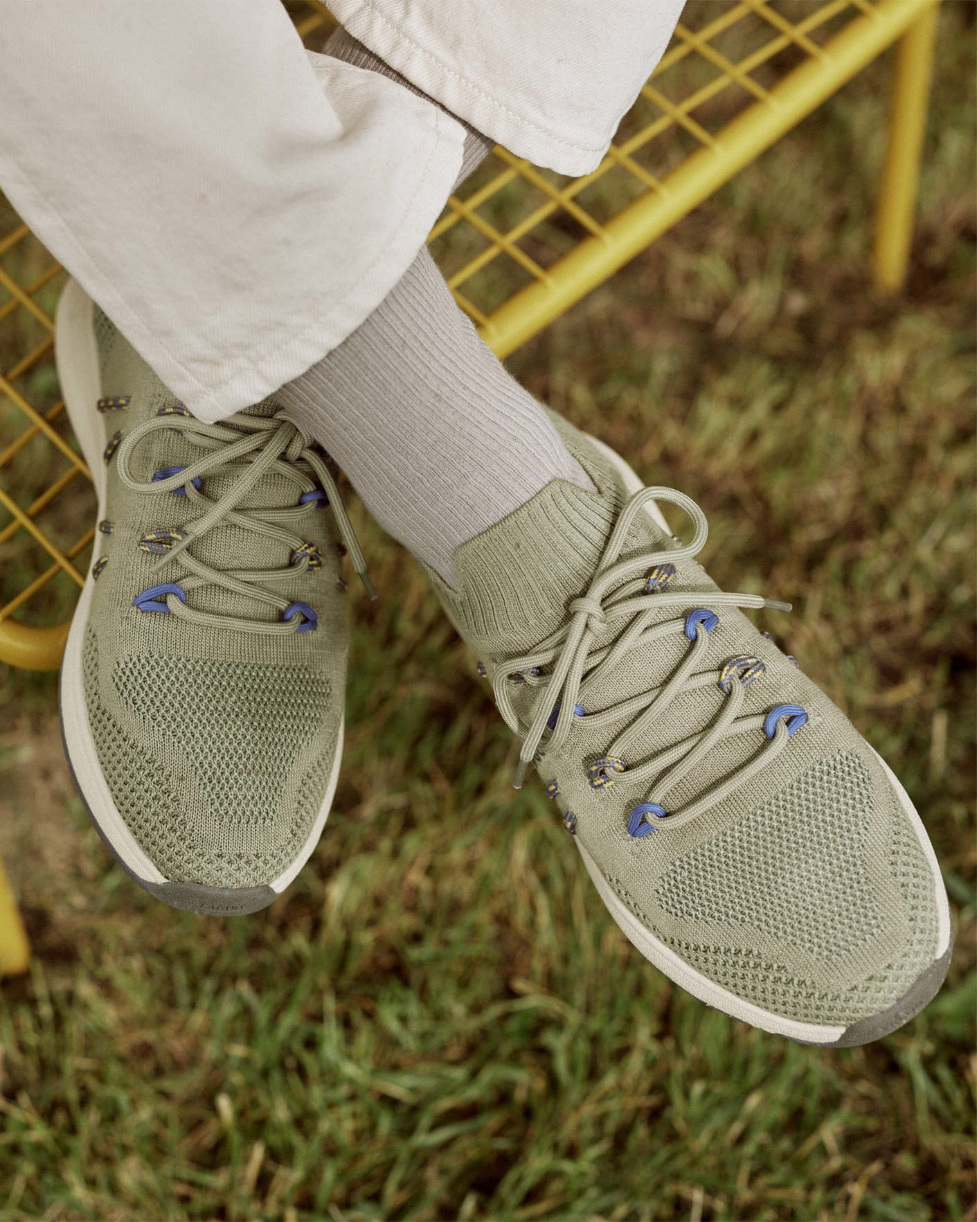 Baskets kaki clair tencel - HEARTWOOD