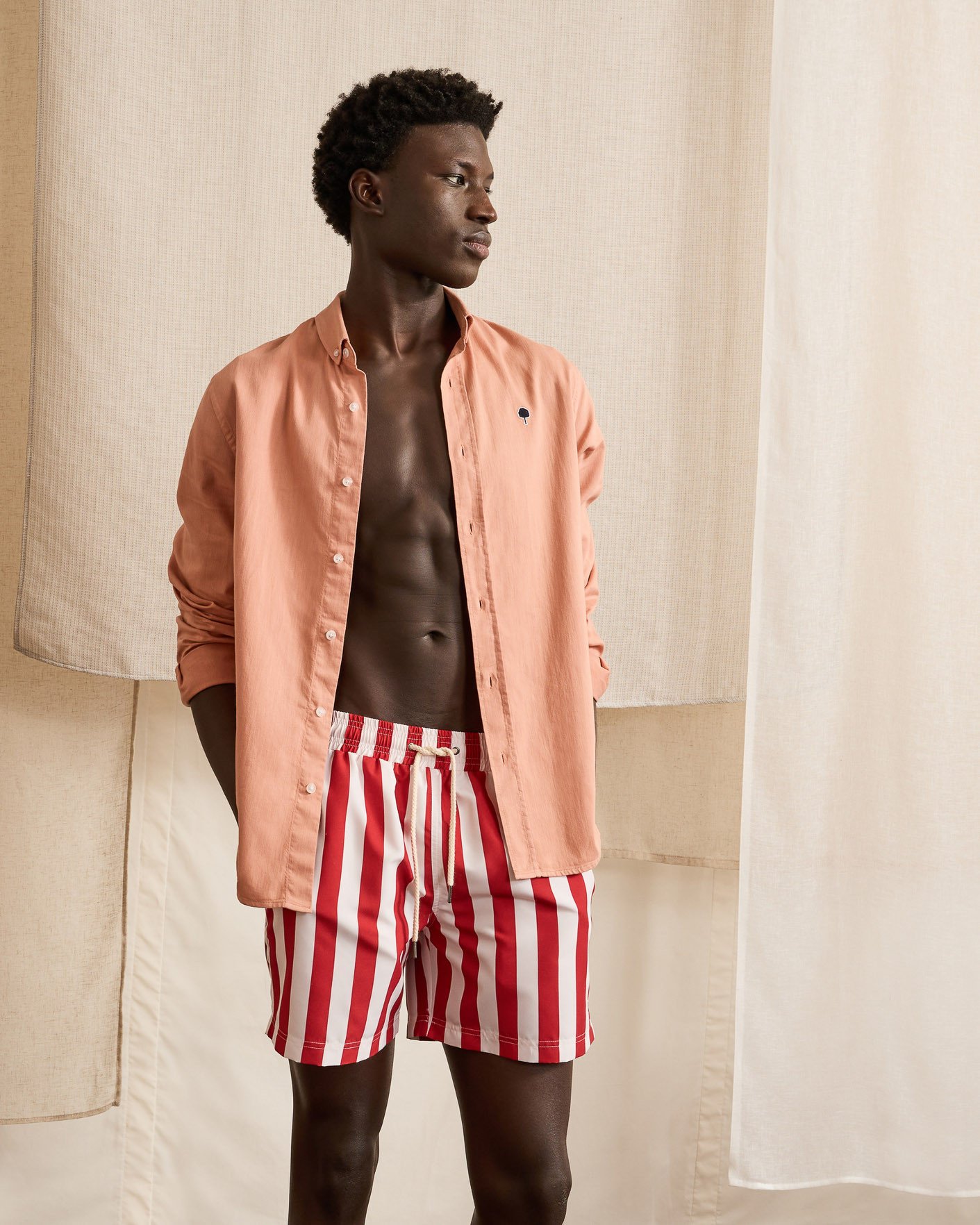 Maillot de bain rouge & crème - MIMIZAN