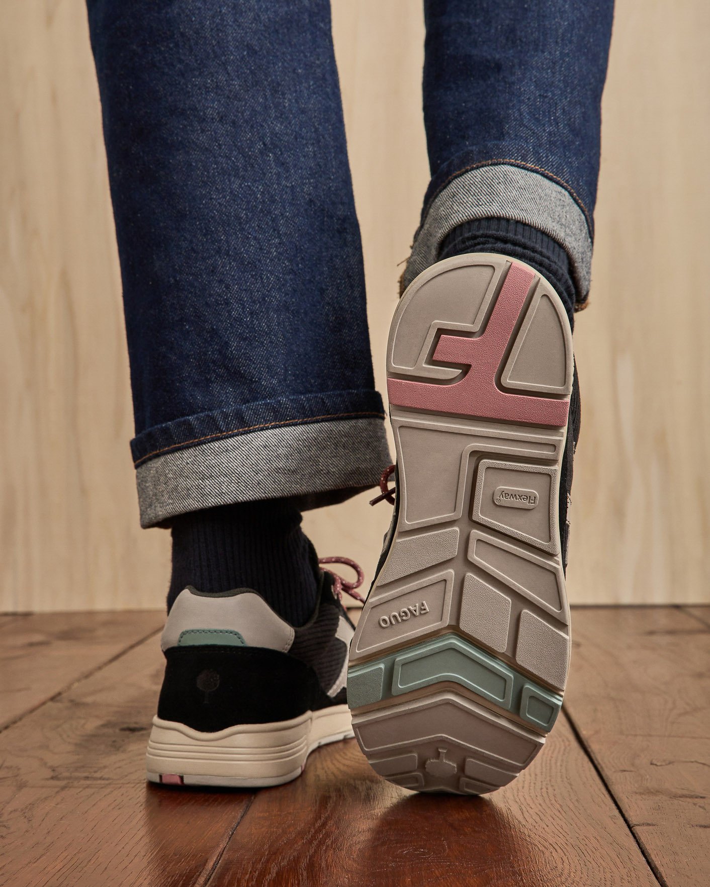 Baskets noir et gris - OLIVE