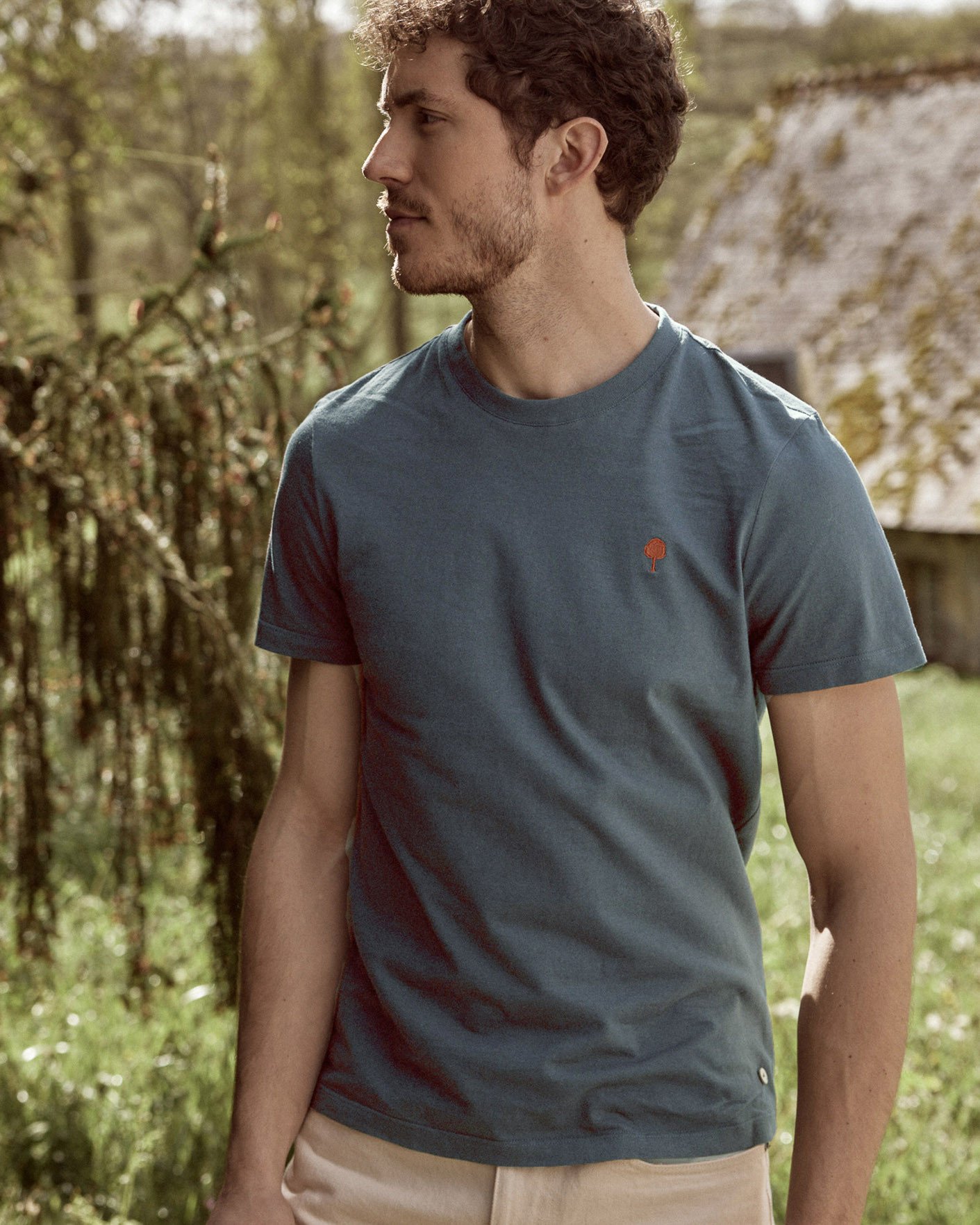 T-shirt marine coton - ARCY