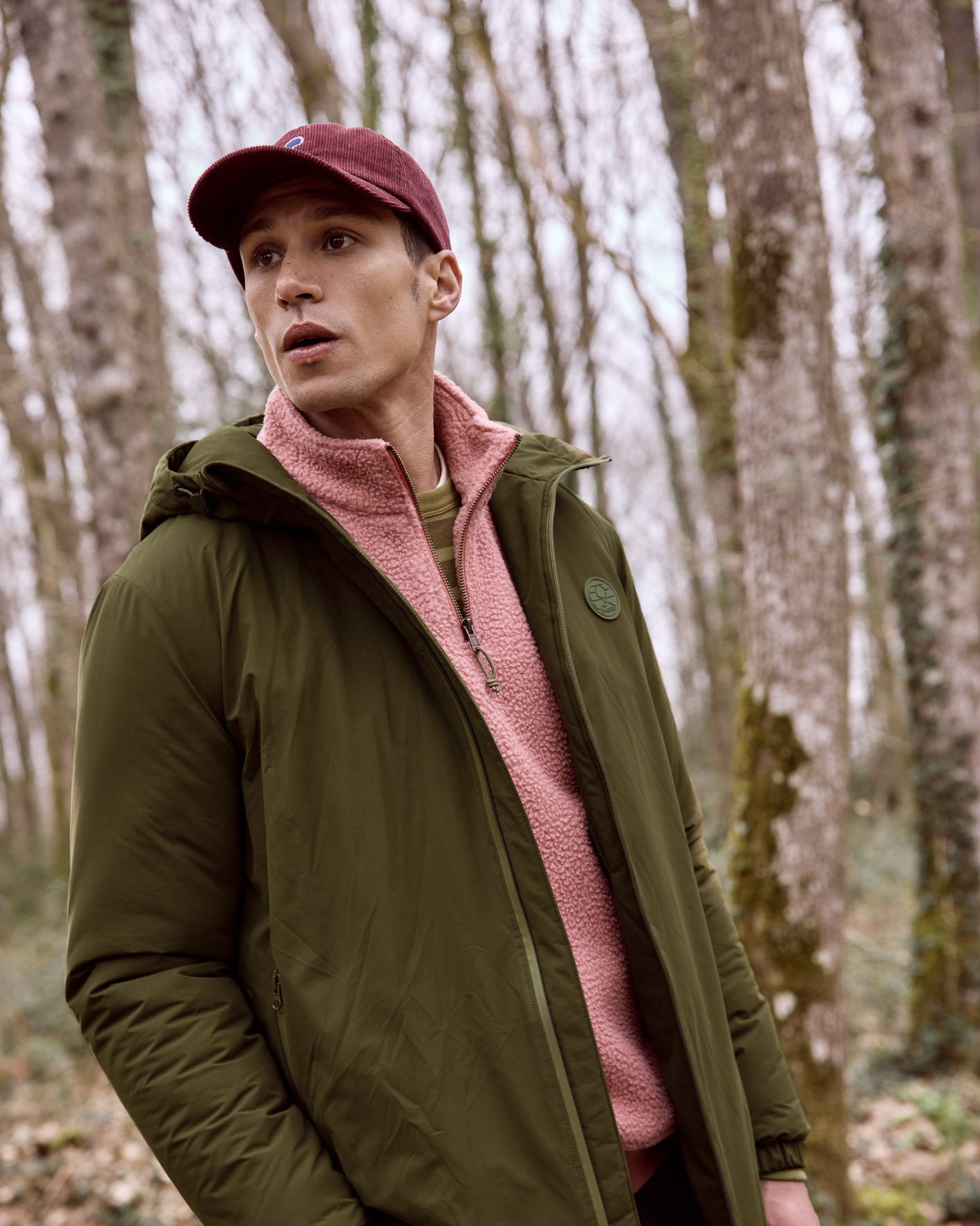 Parka imperméable chaude vert foncé - MONTAUD