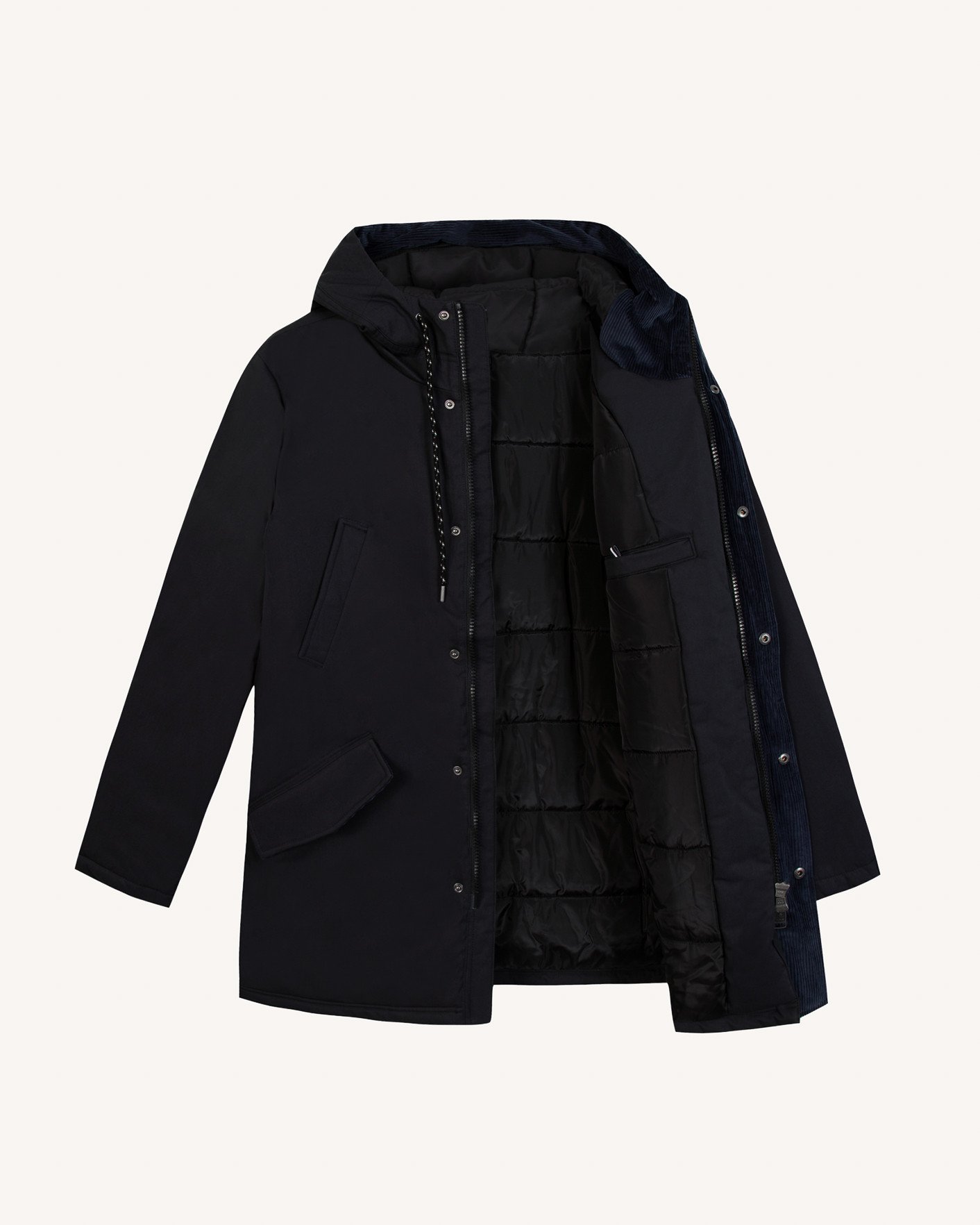 Parka imperméable ultra chaude noire - CHEVERNY